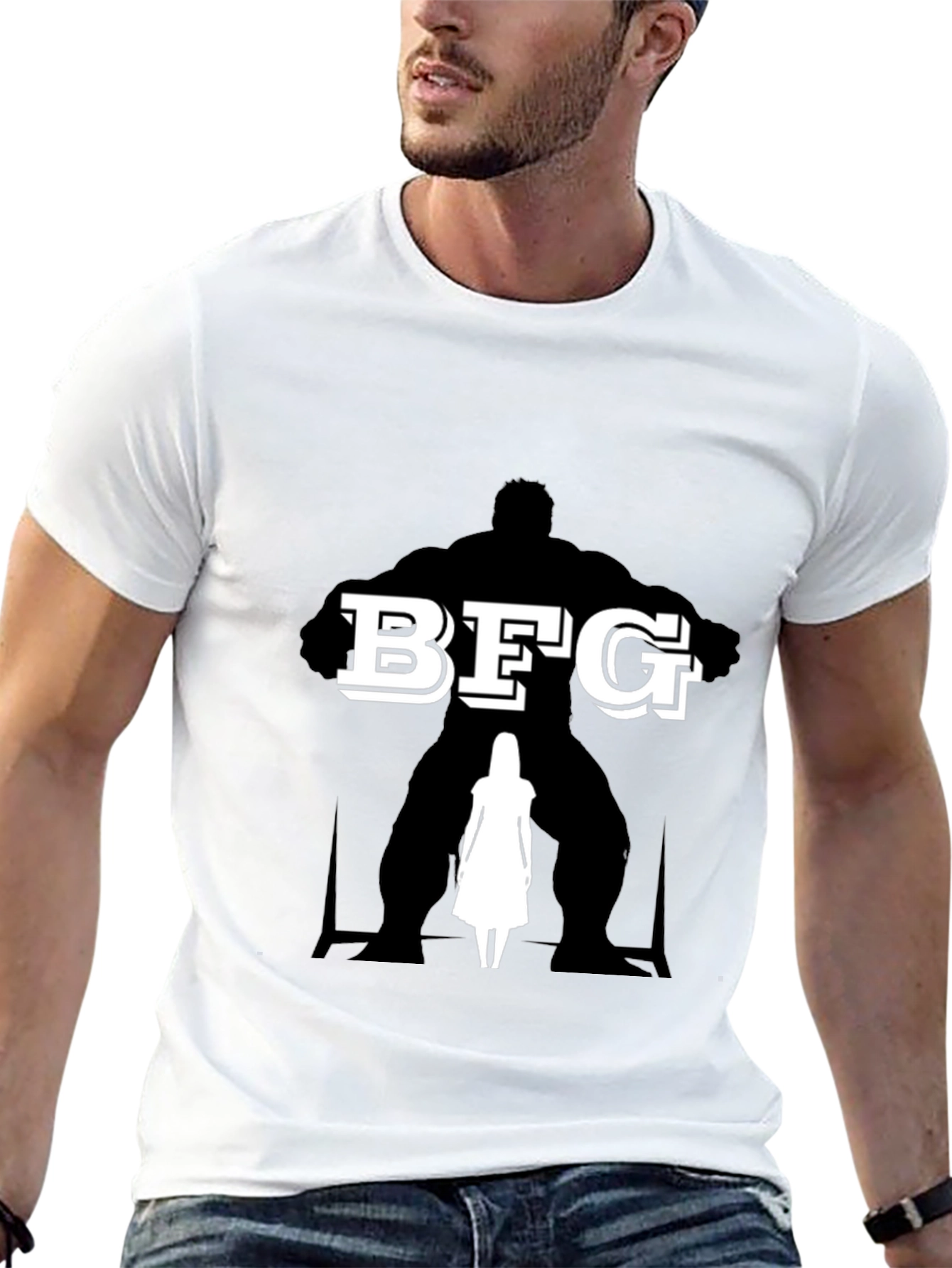 BFG Graphic Print Black T-Shirt