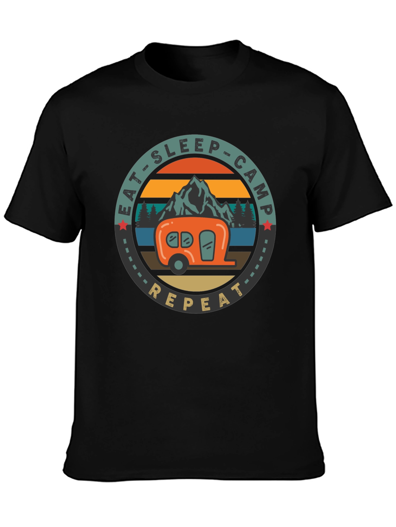 Eat Sleep Camp Repeat T-Shirt