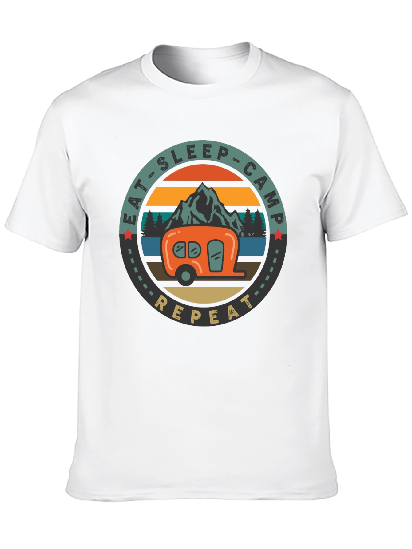 Eat Sleep Camp Repeat T-Shirt