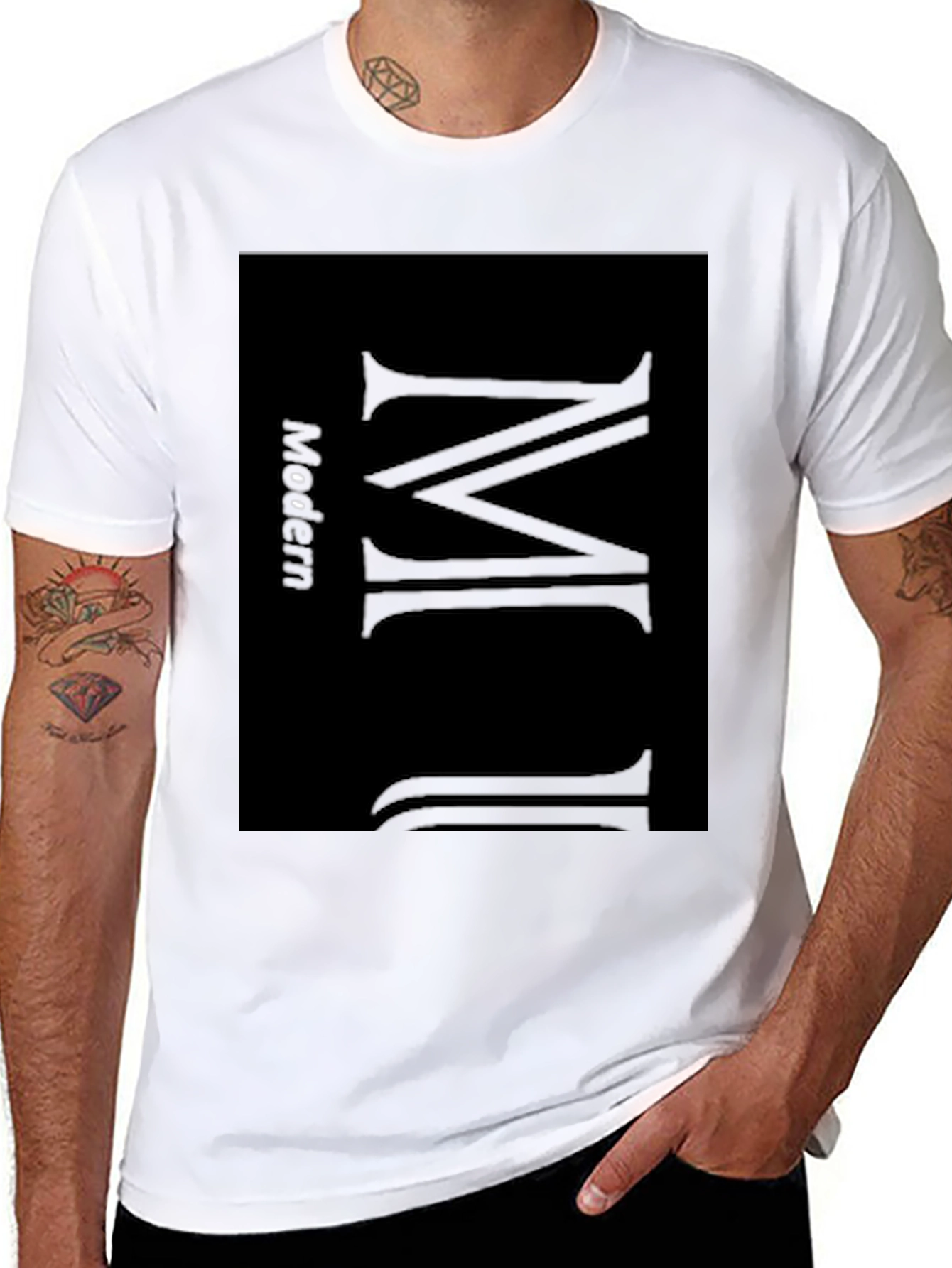 Modern Minimalist Black T-Shirt