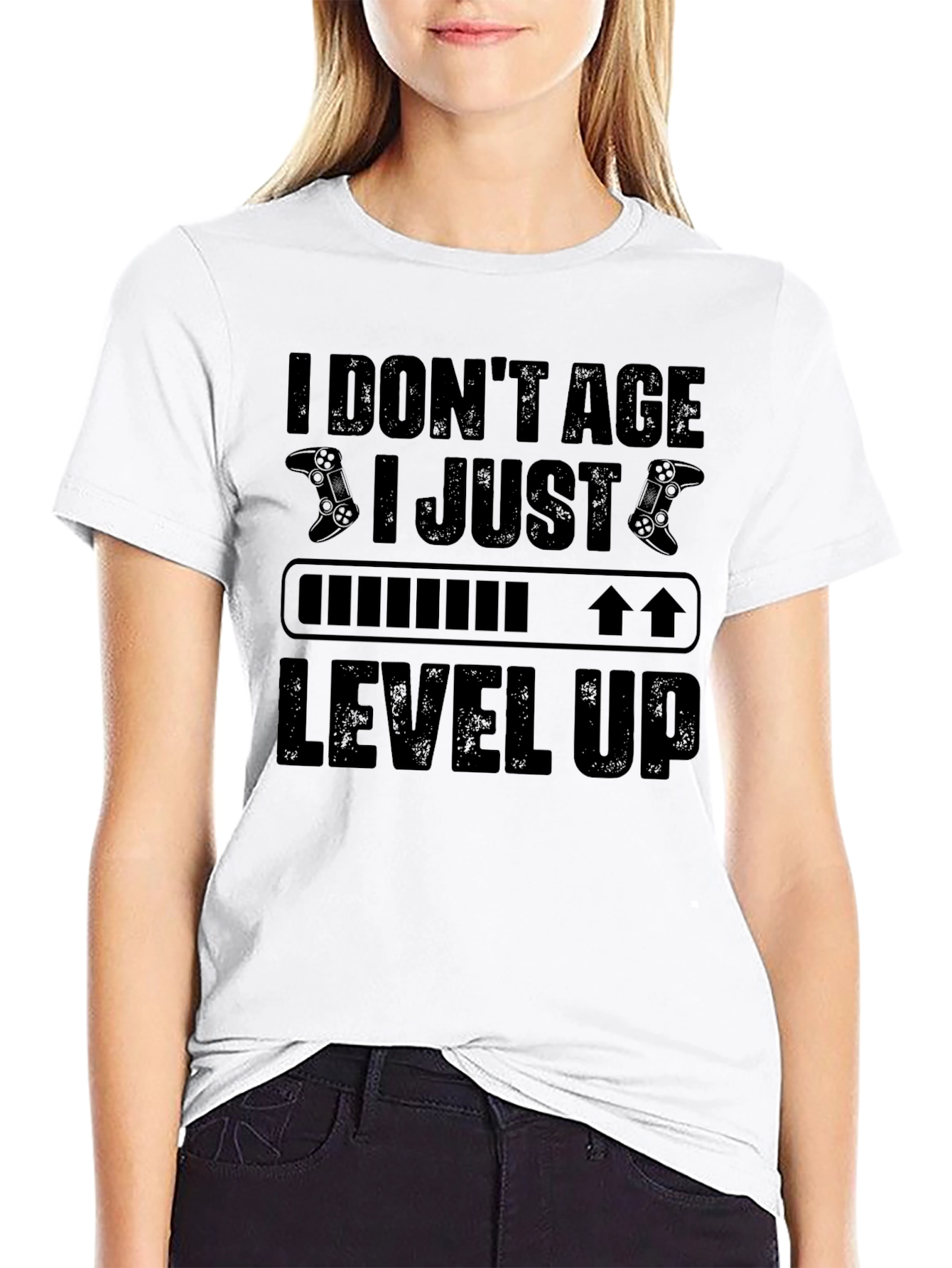I Dont Age I Just Level Up Gamer T-Shirt