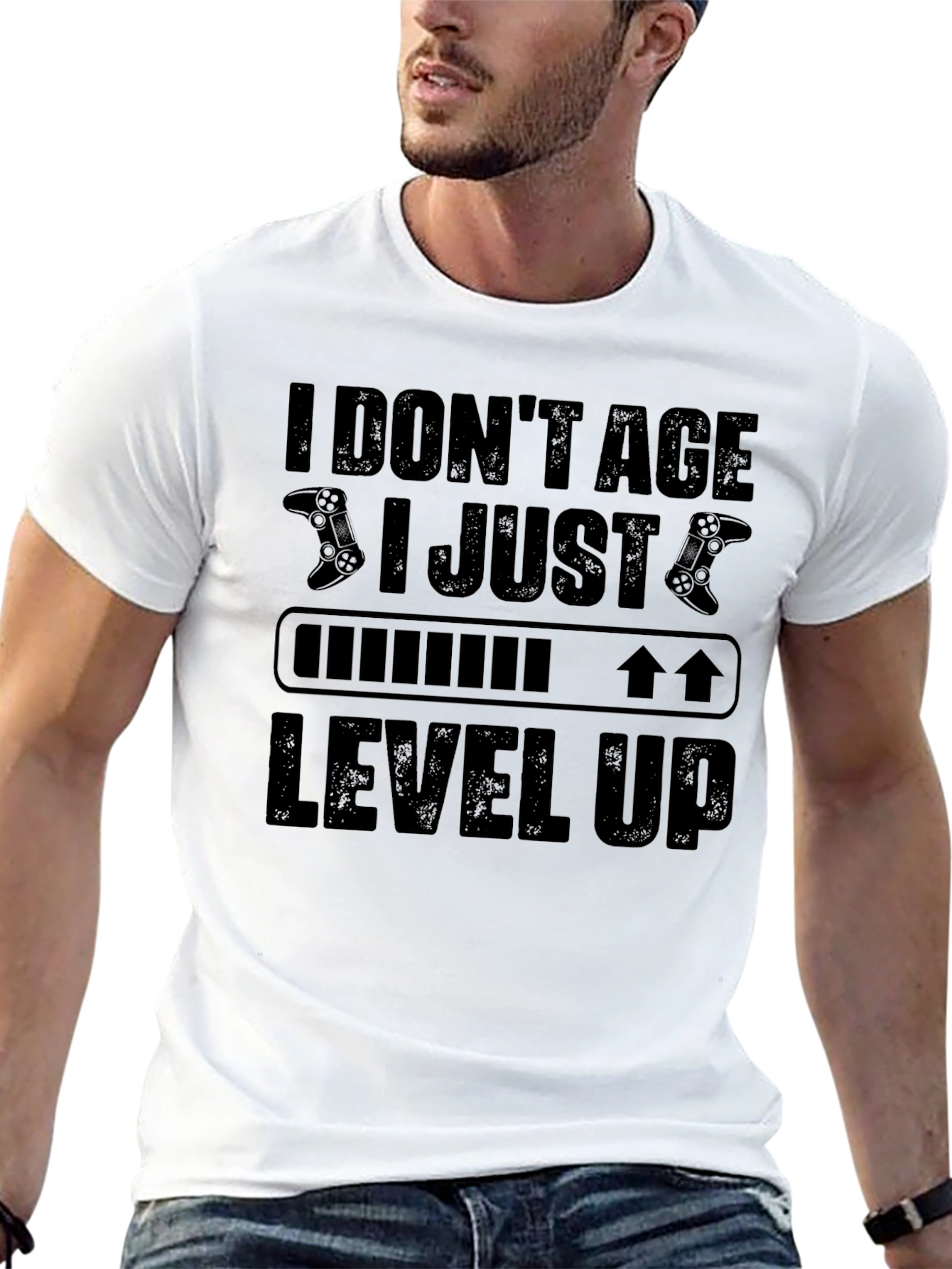 I Dont Age I Just Level Up Gamer T-Shirt