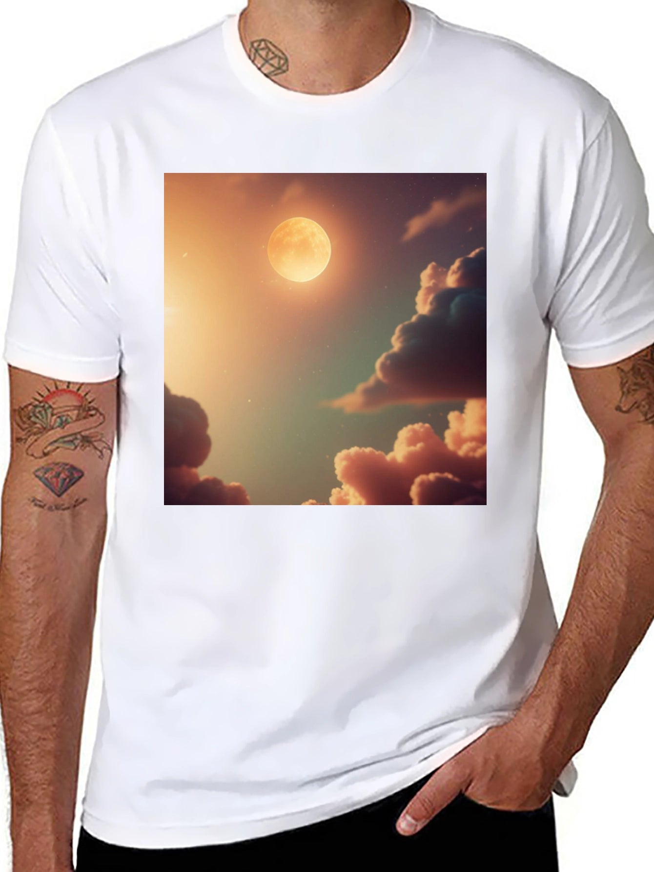 Moonlit Dreams Tee - Celestial Comfort