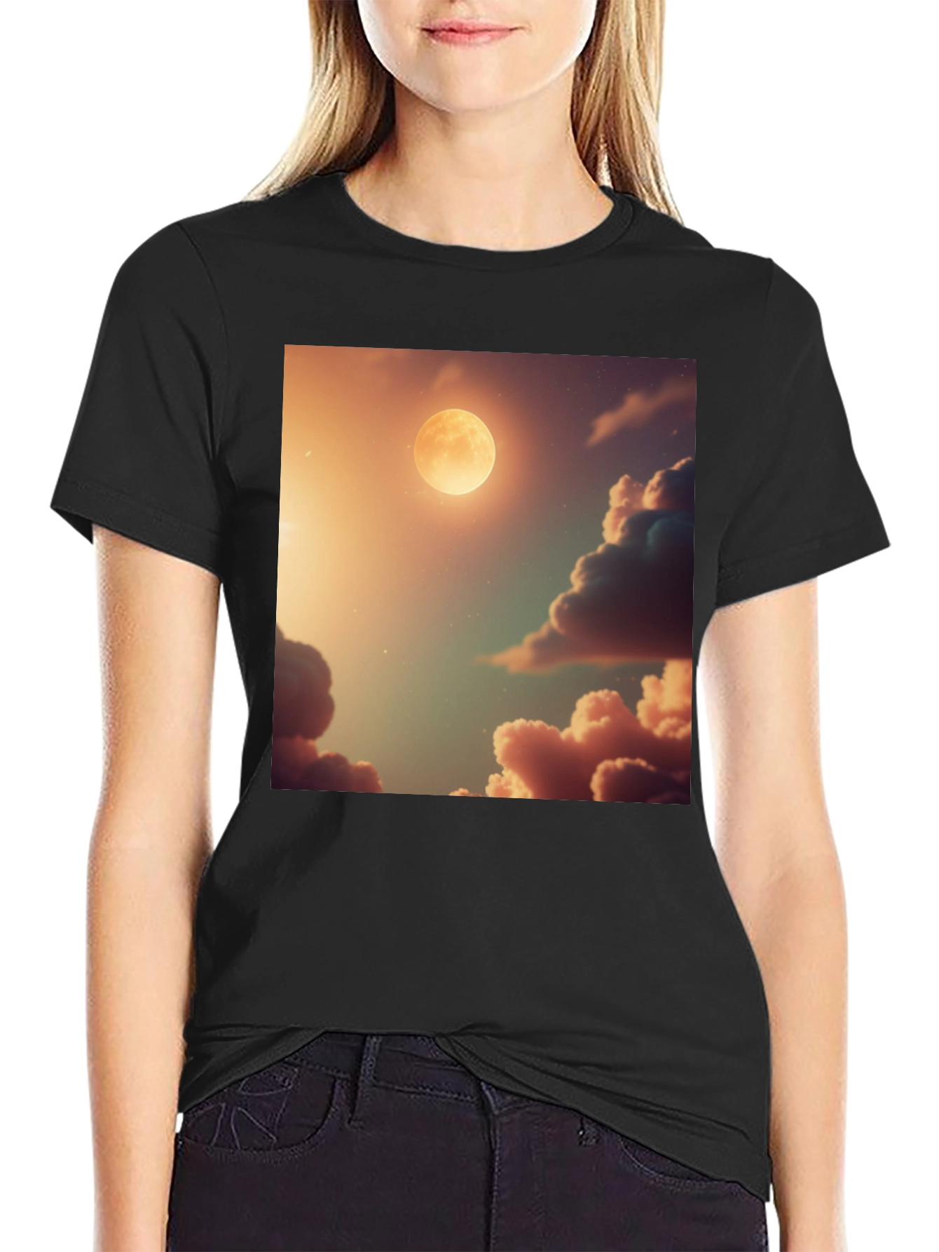 Moonlit Dreams Tee - Celestial Comfort