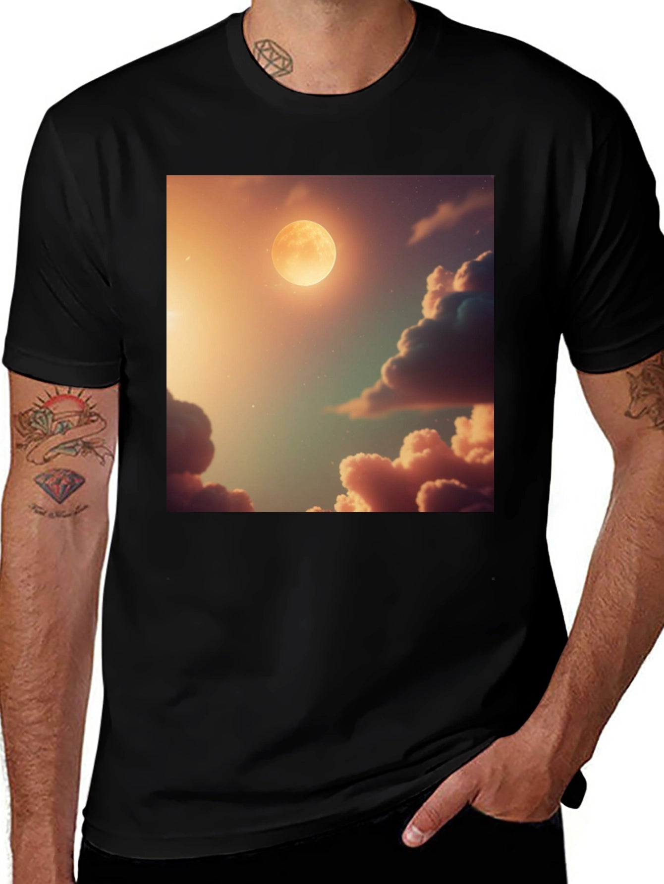 Moonlit Dreams Tee - Celestial Comfort