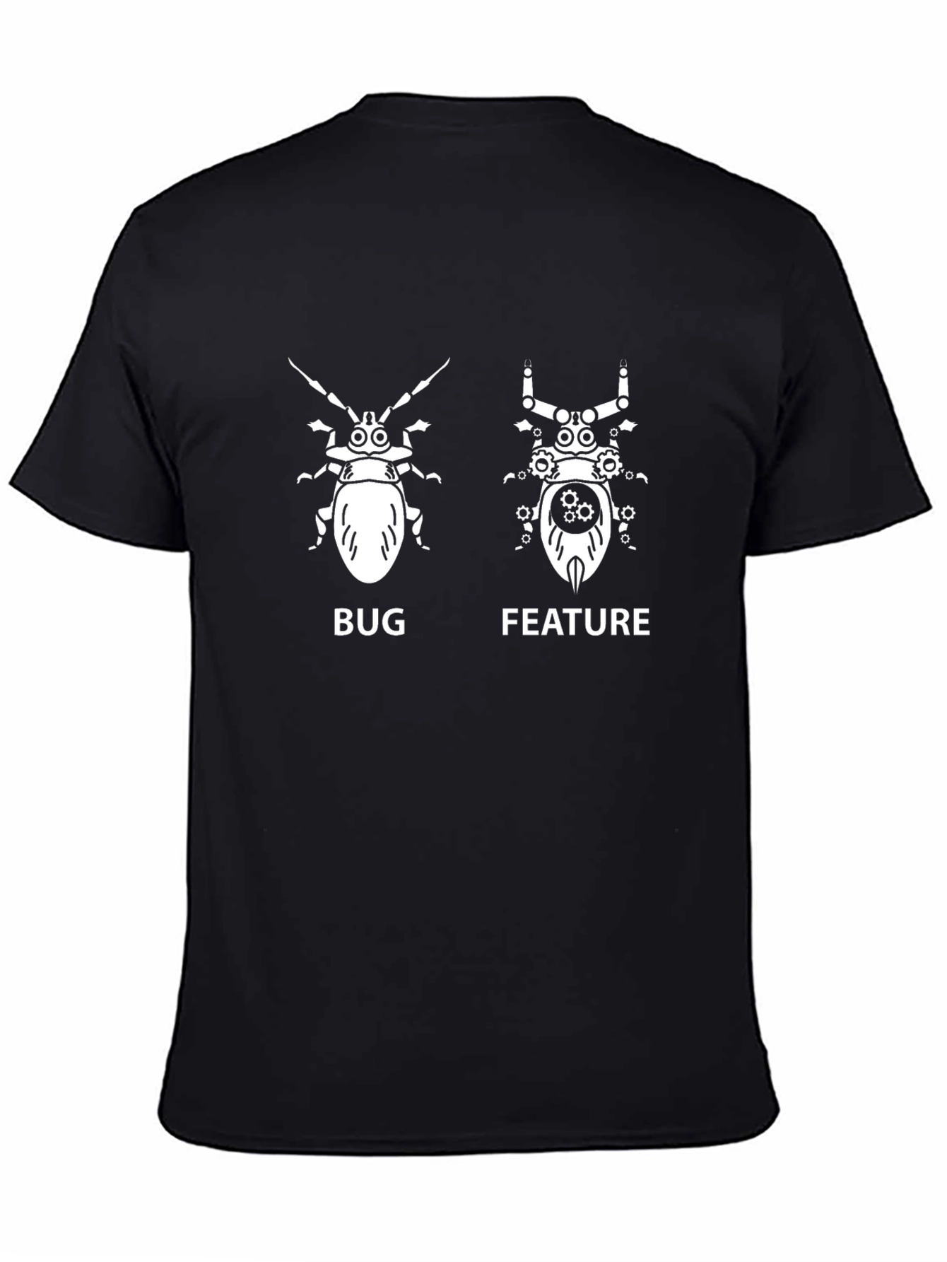 Bug vs Feature Programmer Humor T-Shirt