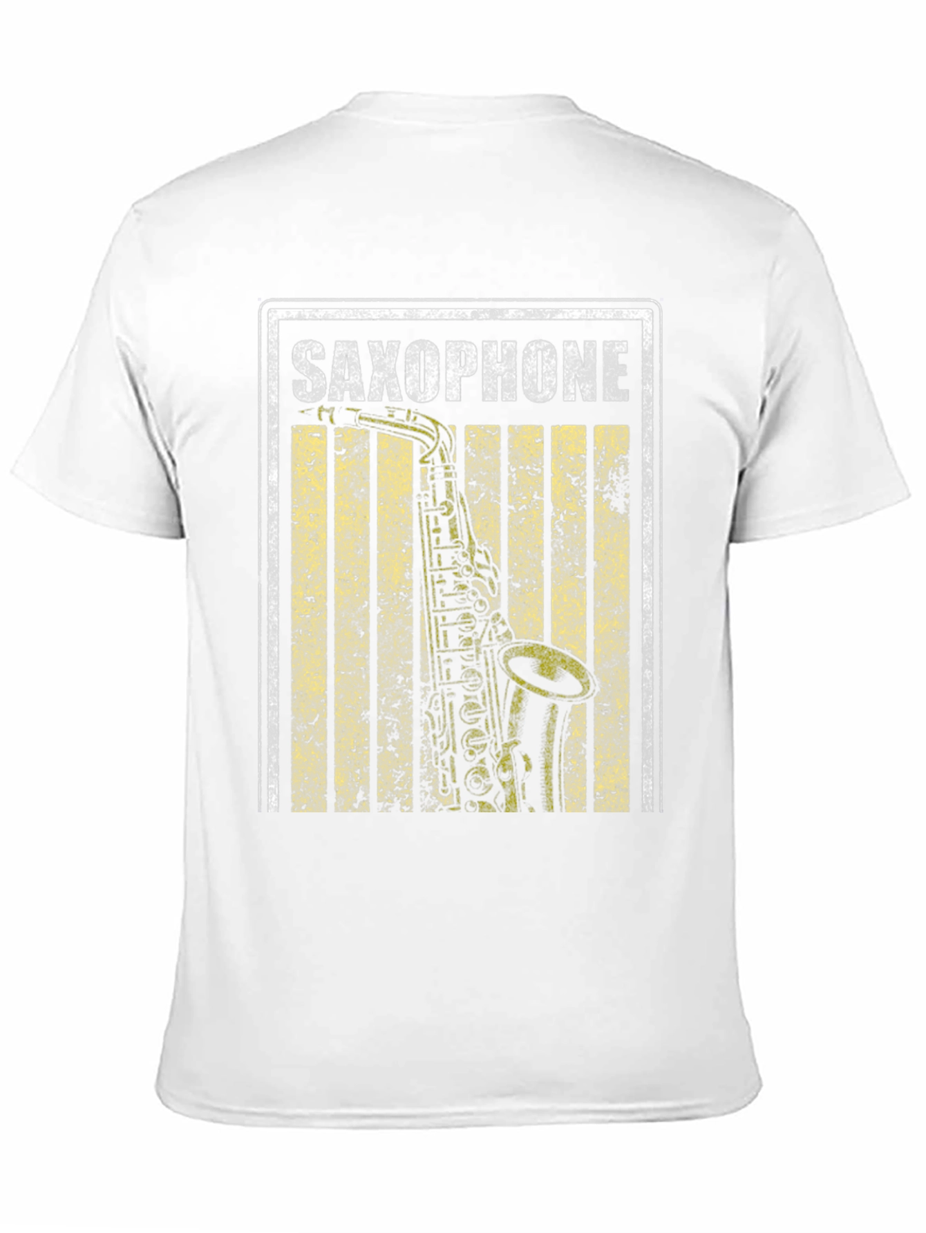 Saxophone Graphic Tee - Music Lovers Shirt