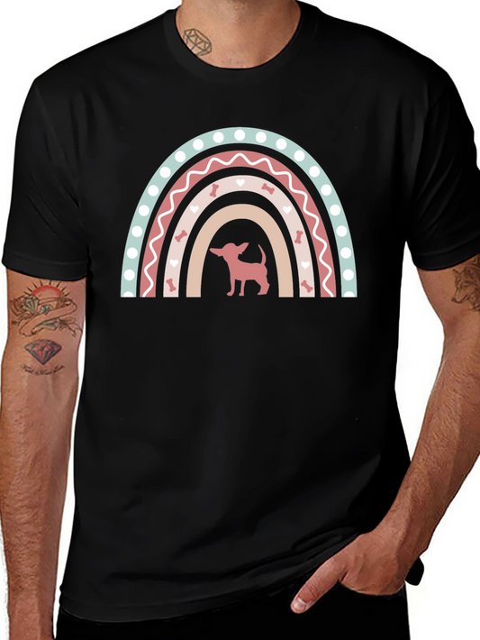 Chihuahua Rainbow T-Shirt - Dog Lover Tee