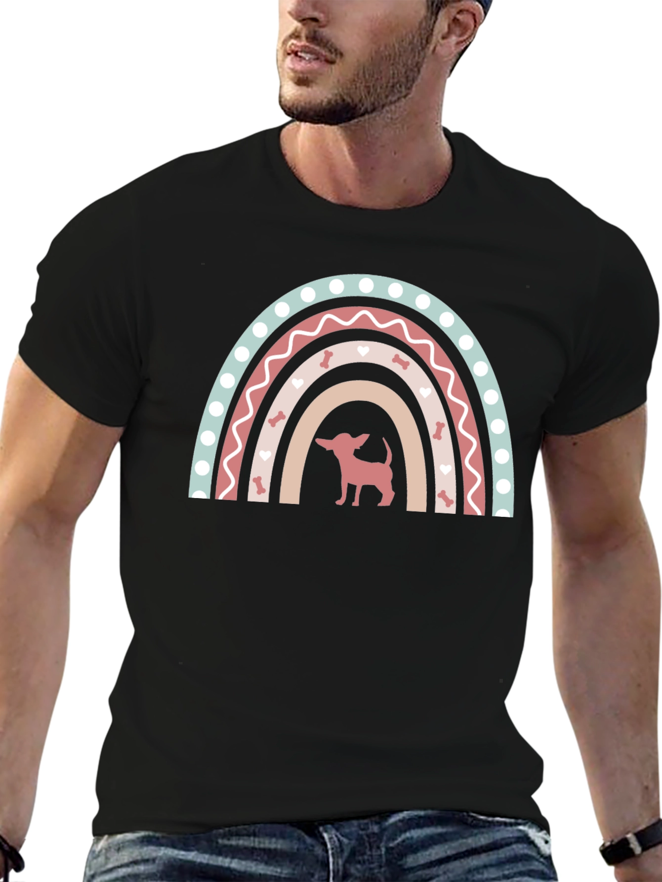 Chihuahua Rainbow T-Shirt - Dog Lover Tee