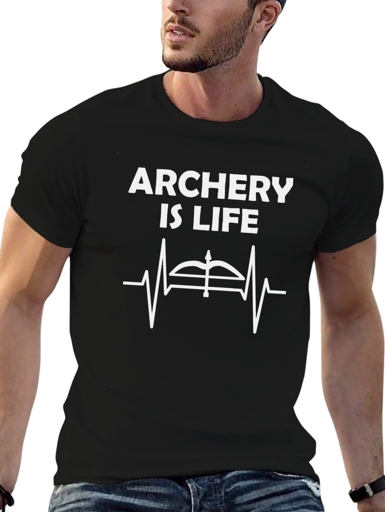 Archery is Life T-Shirt - Heartbeat Design