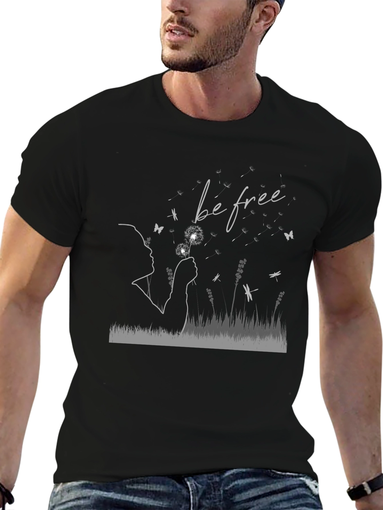 Be Free Dandelion T-Shirt - Soft Cotton Blend