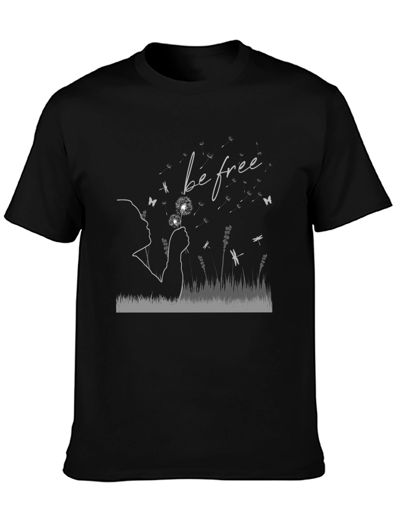 Be Free Dandelion T-Shirt - Soft Cotton Blend