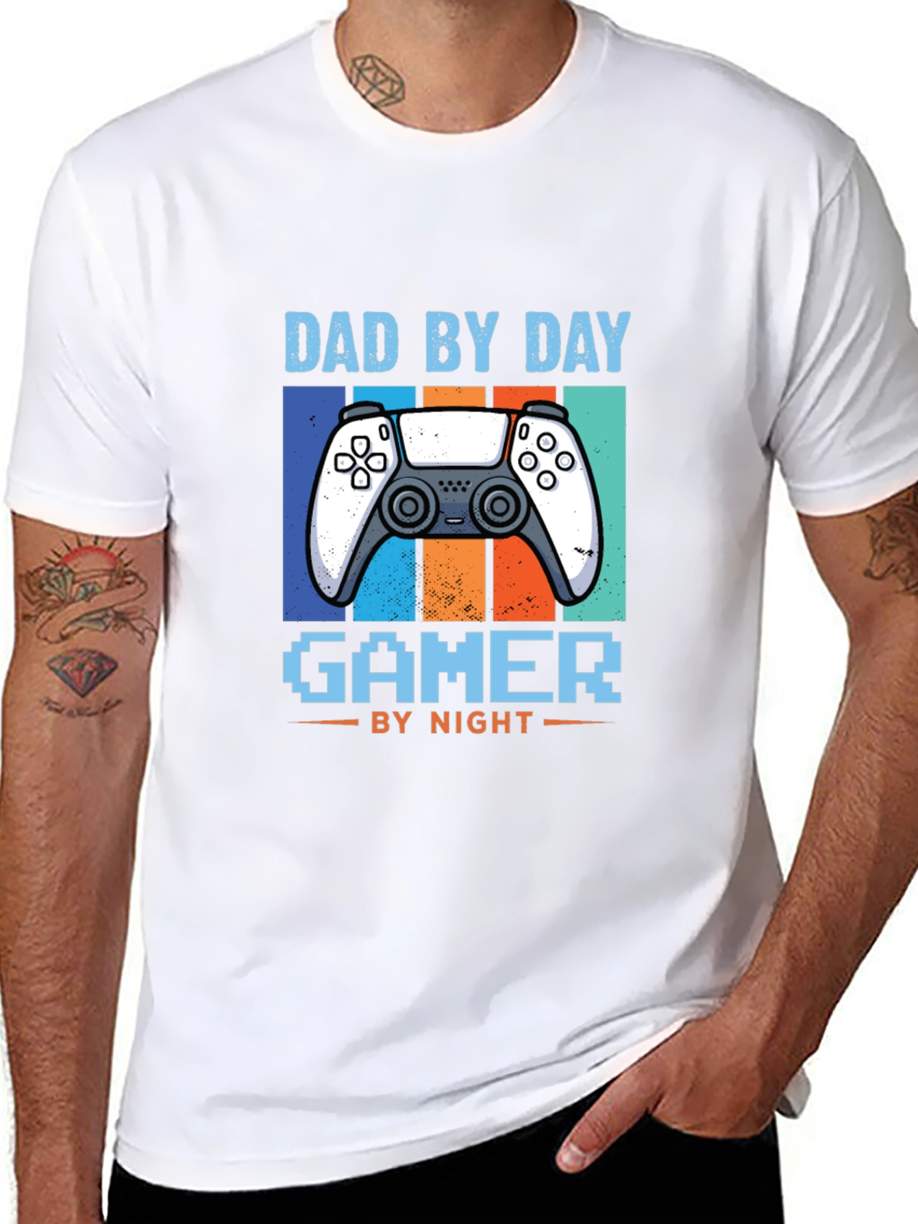 Dad By Day Gamer By Night T-Shirt