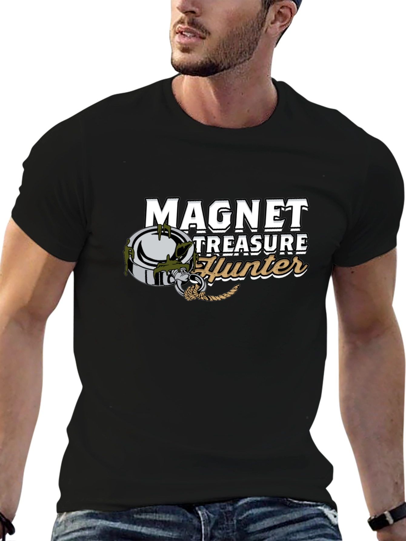 Magnet Treasure Hunter Graphic T-Shirt