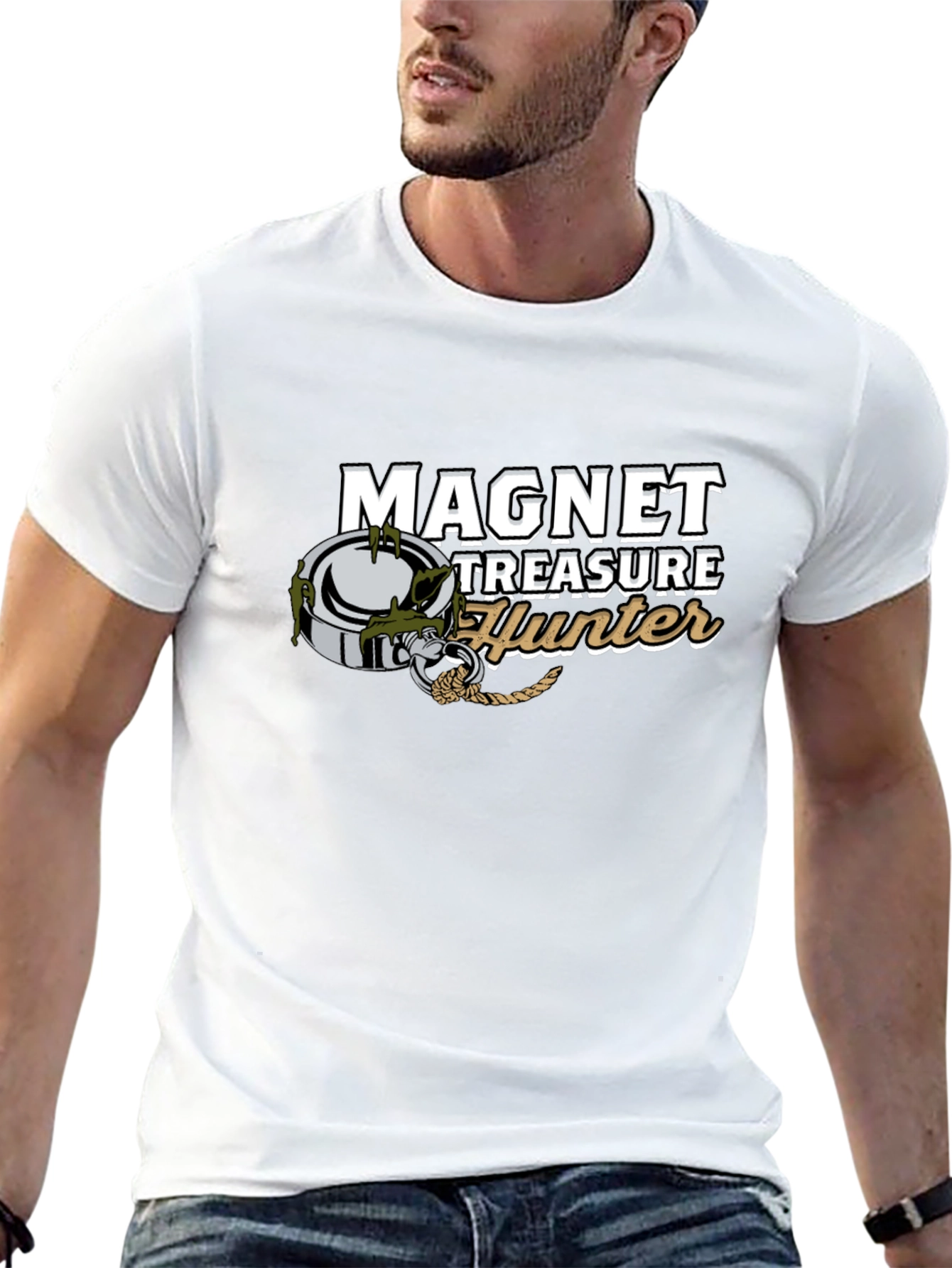 Magnet Treasure Hunter Graphic T-Shirt