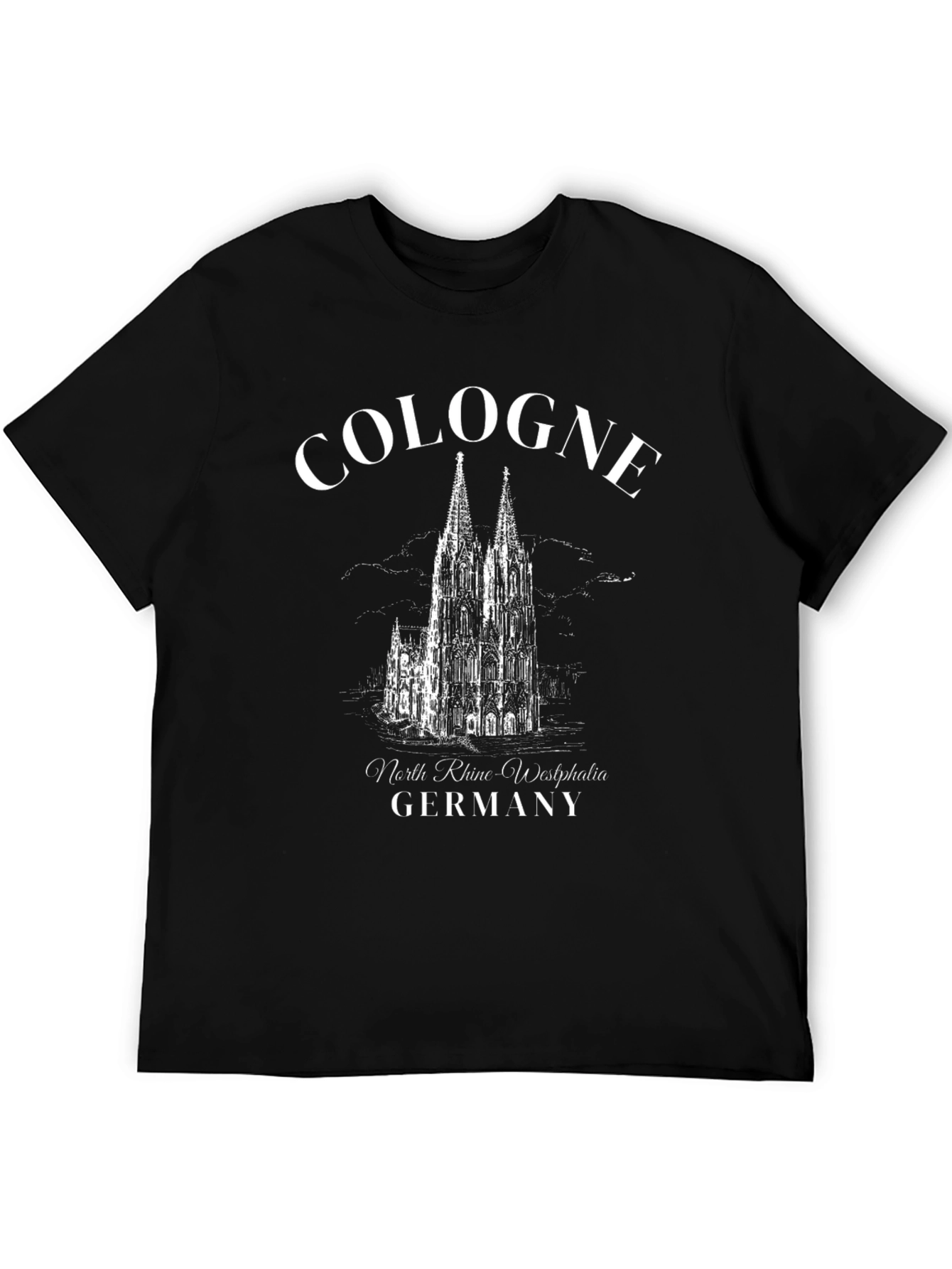 Cologne Germany Black T-Shirt