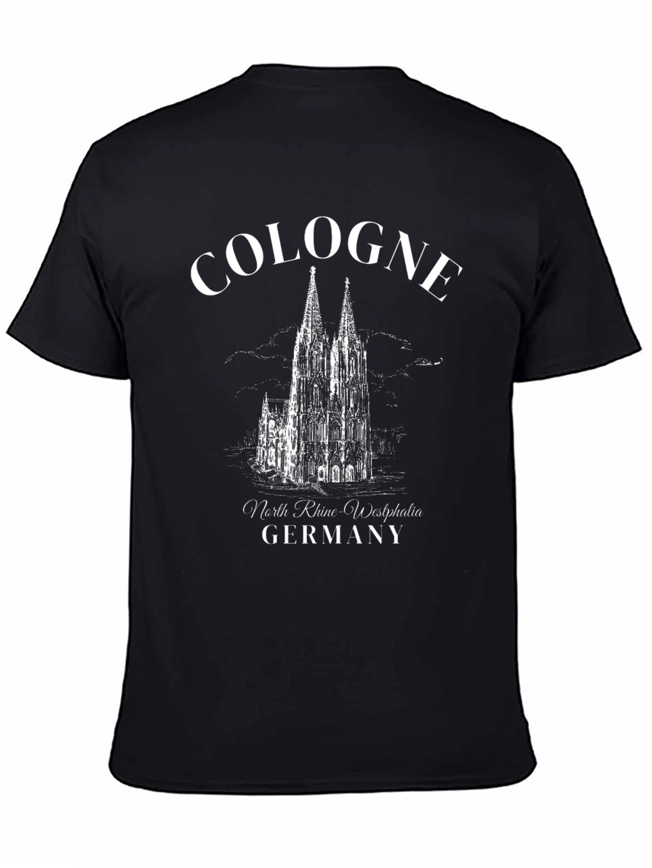 Cologne Germany Black T-Shirt