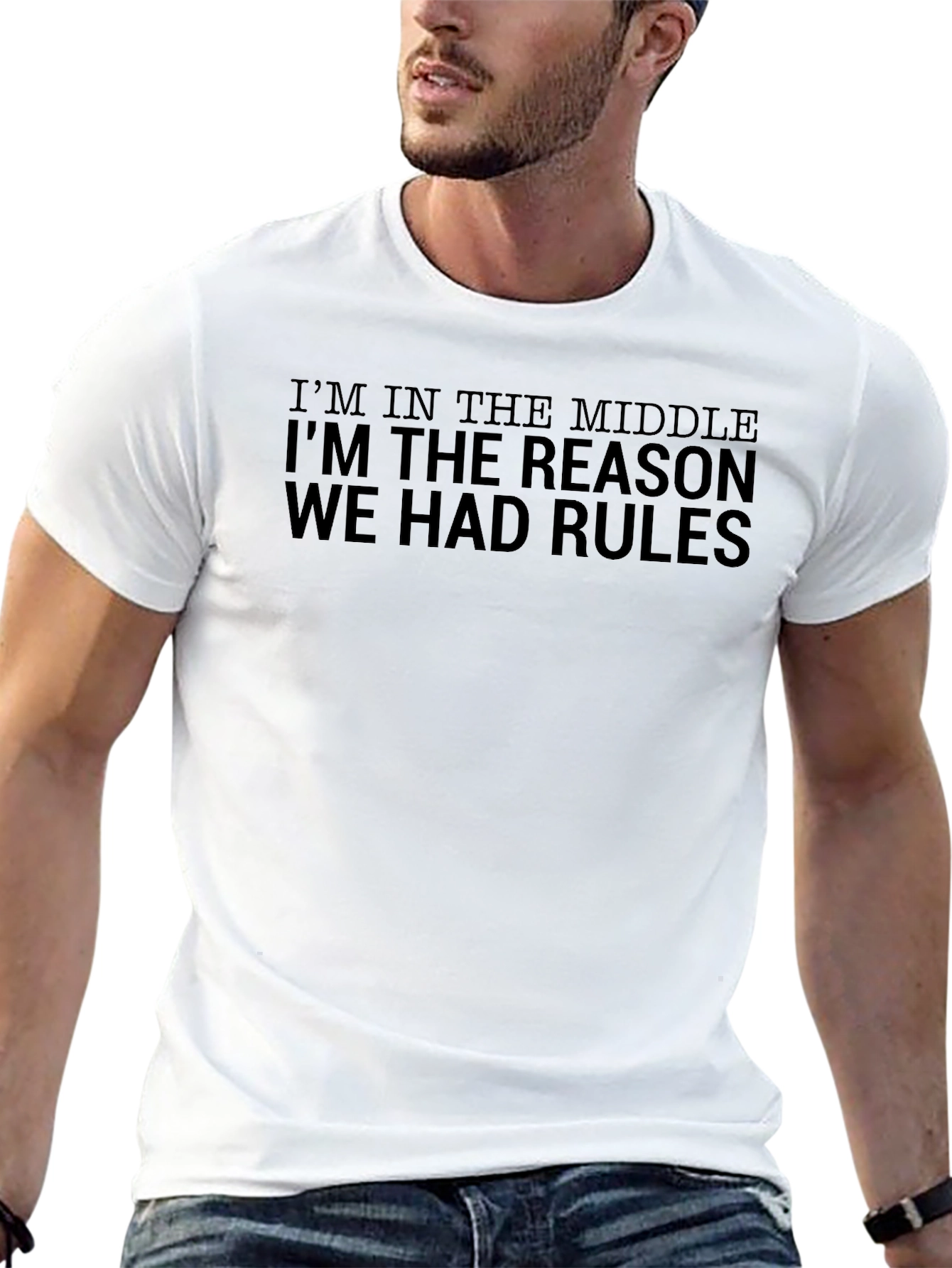 Funny Im The Reason We Had Rules Graphic T-Shirt