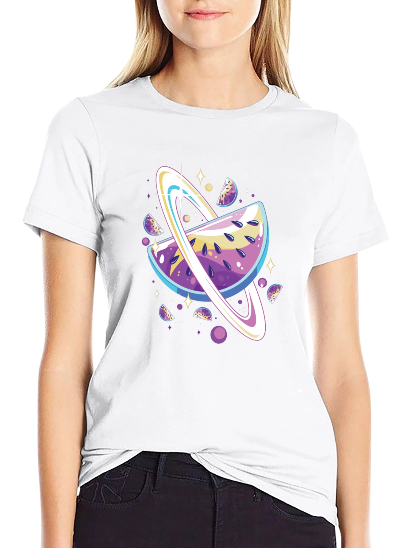 Cosmic Fruit Planet T-Shirt