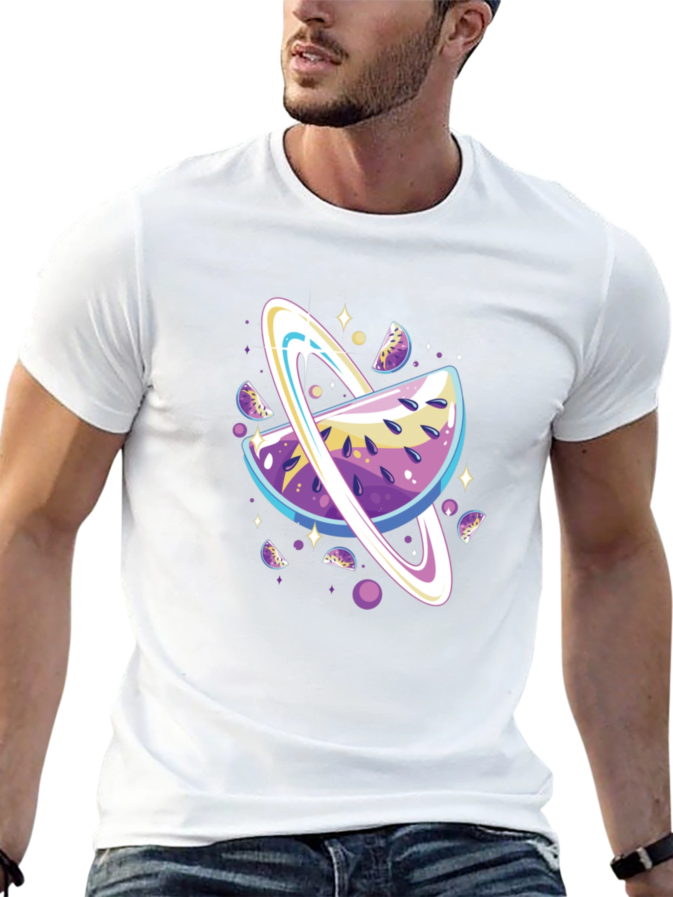 Cosmic Fruit Planet T-Shirt