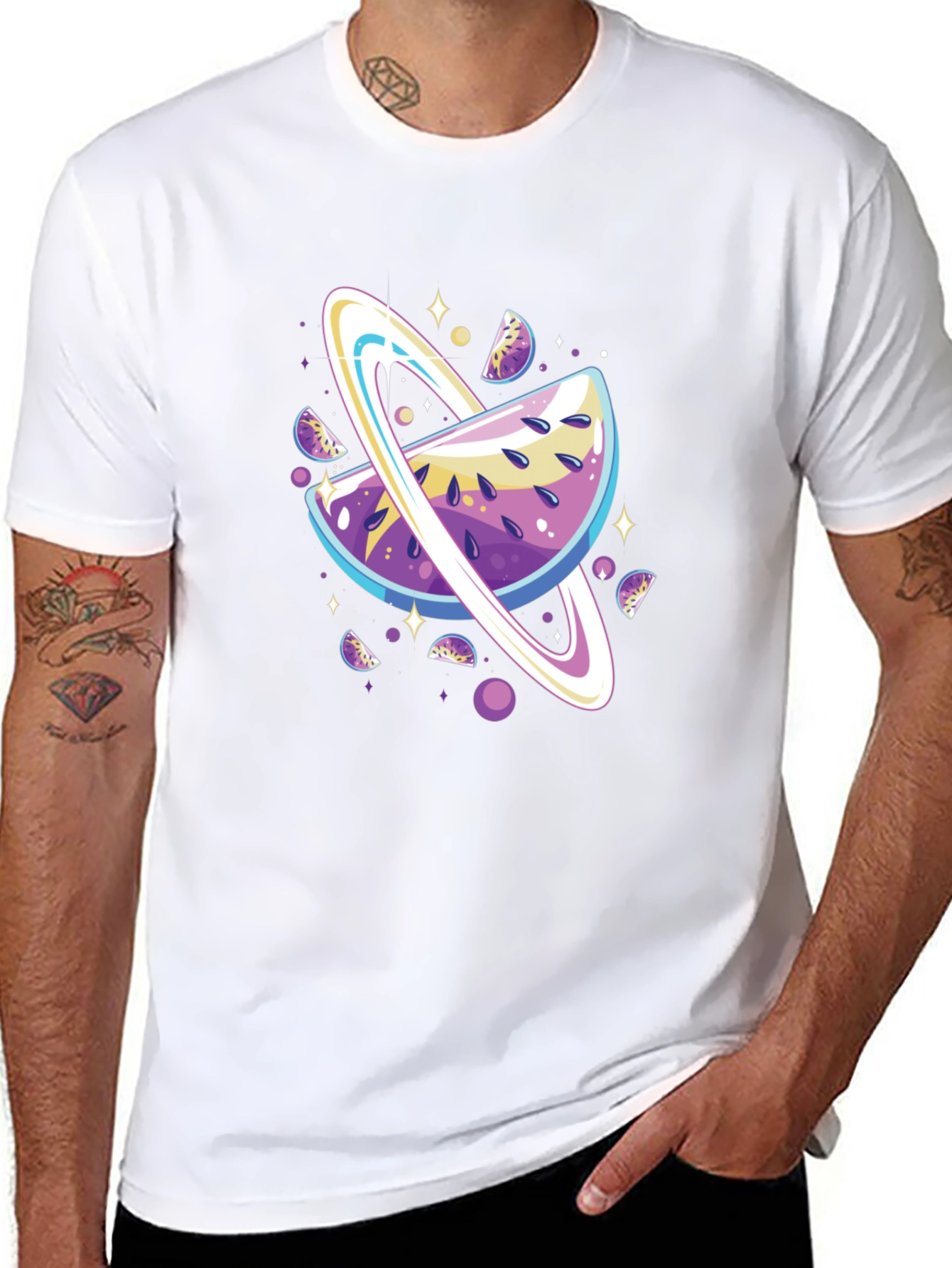 Cosmic Fruit Planet T-Shirt