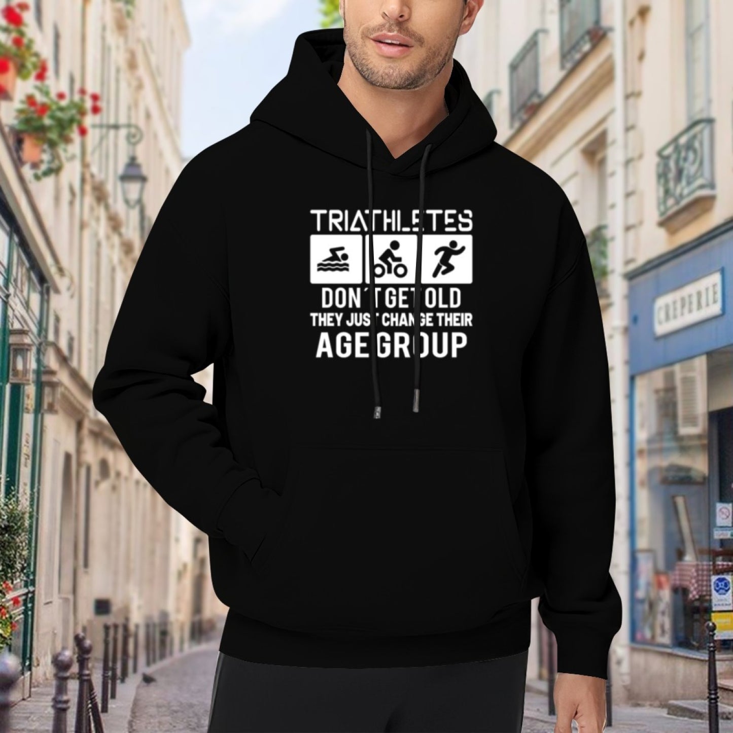 New Cozy Unisex Black Hoodie - Colorful Parrot Print - Soft Sweatshirt - American Direct Shipping