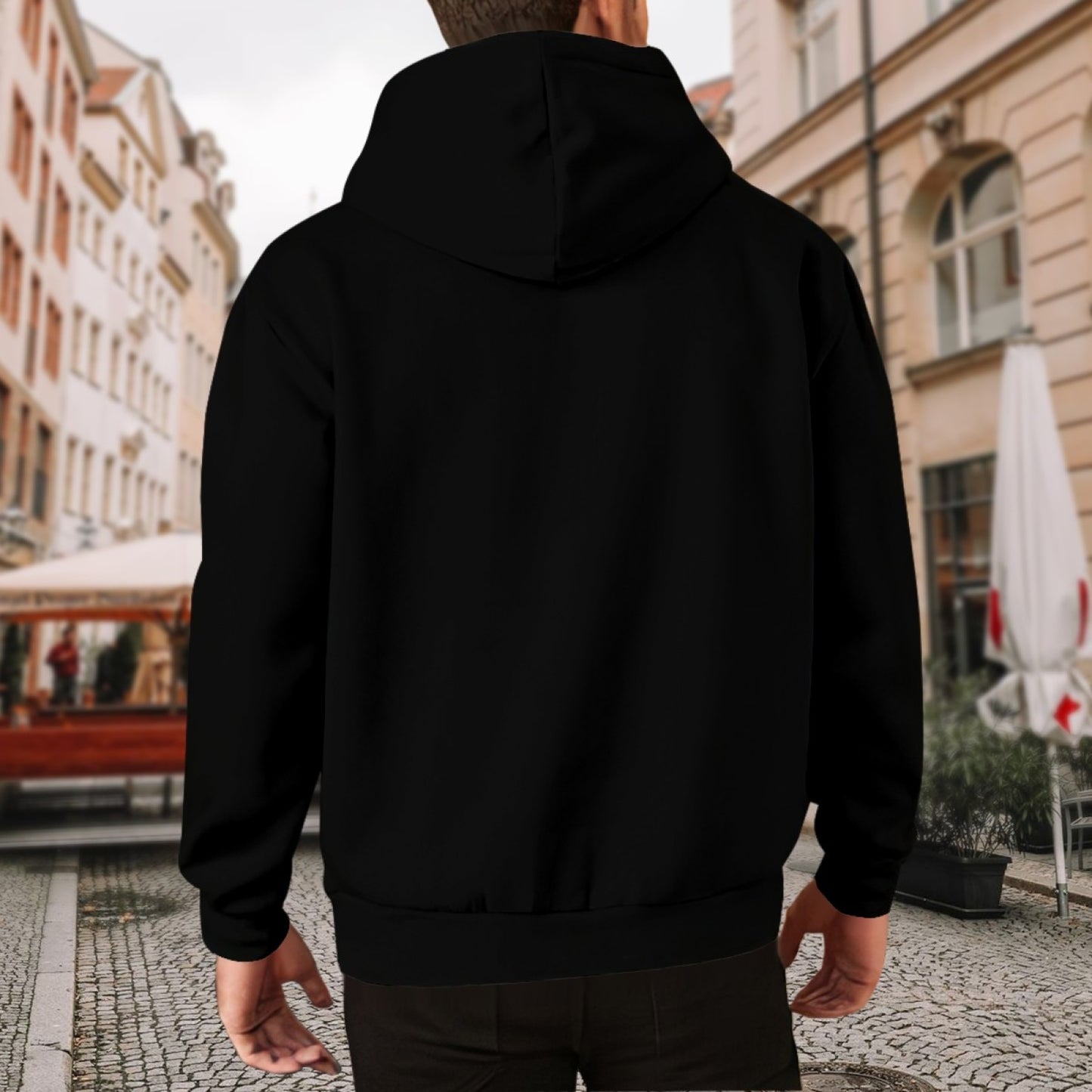 New Cozy Unisex Black Hoodie - Colorful Parrot Print - Soft Sweatshirt - American Direct Shipping