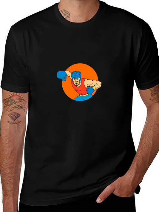 Boxer Graphic T-Shirt - Black