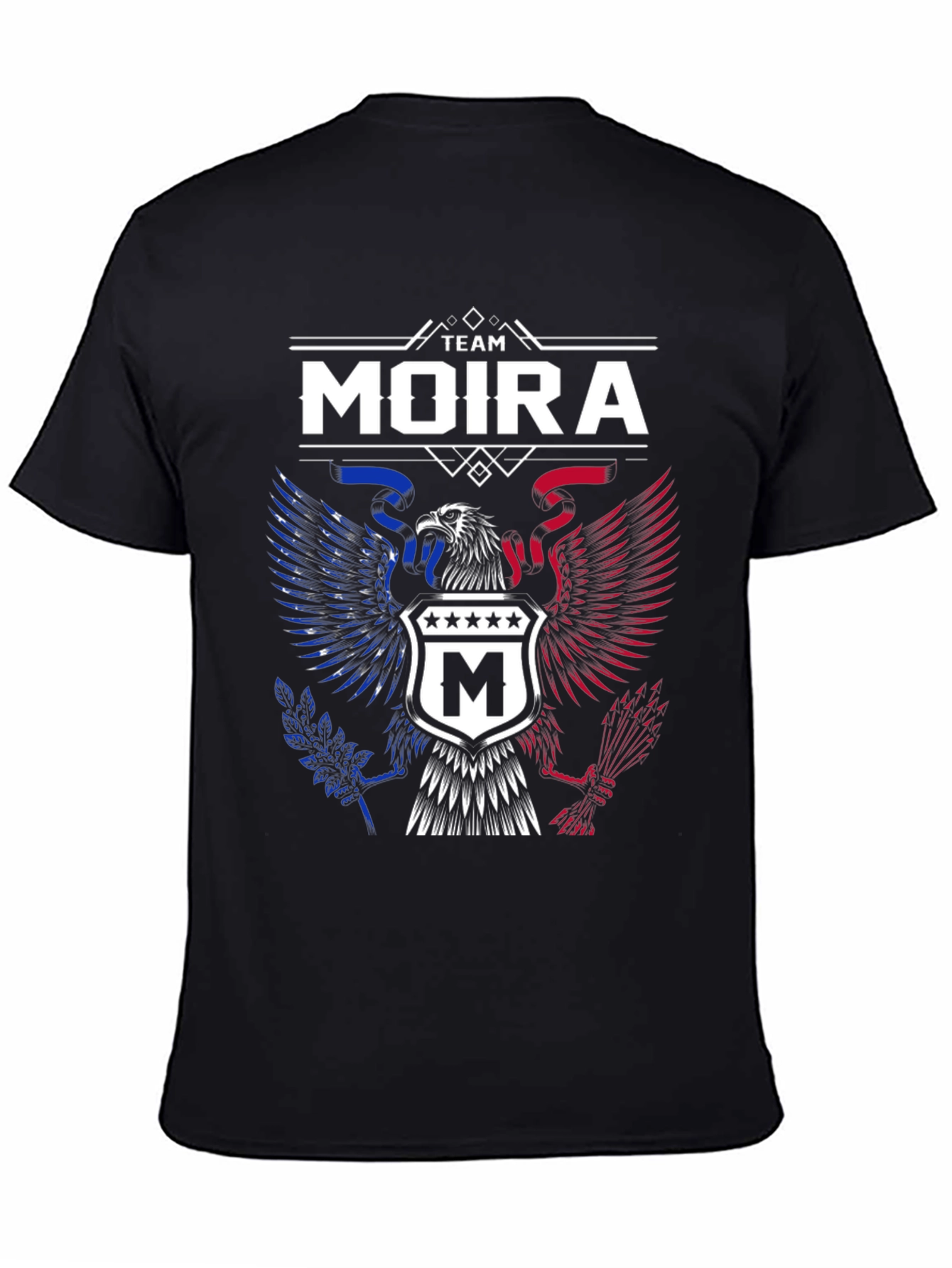 Team Moira Graphic T-Shirt - Patriotic Eagle Design