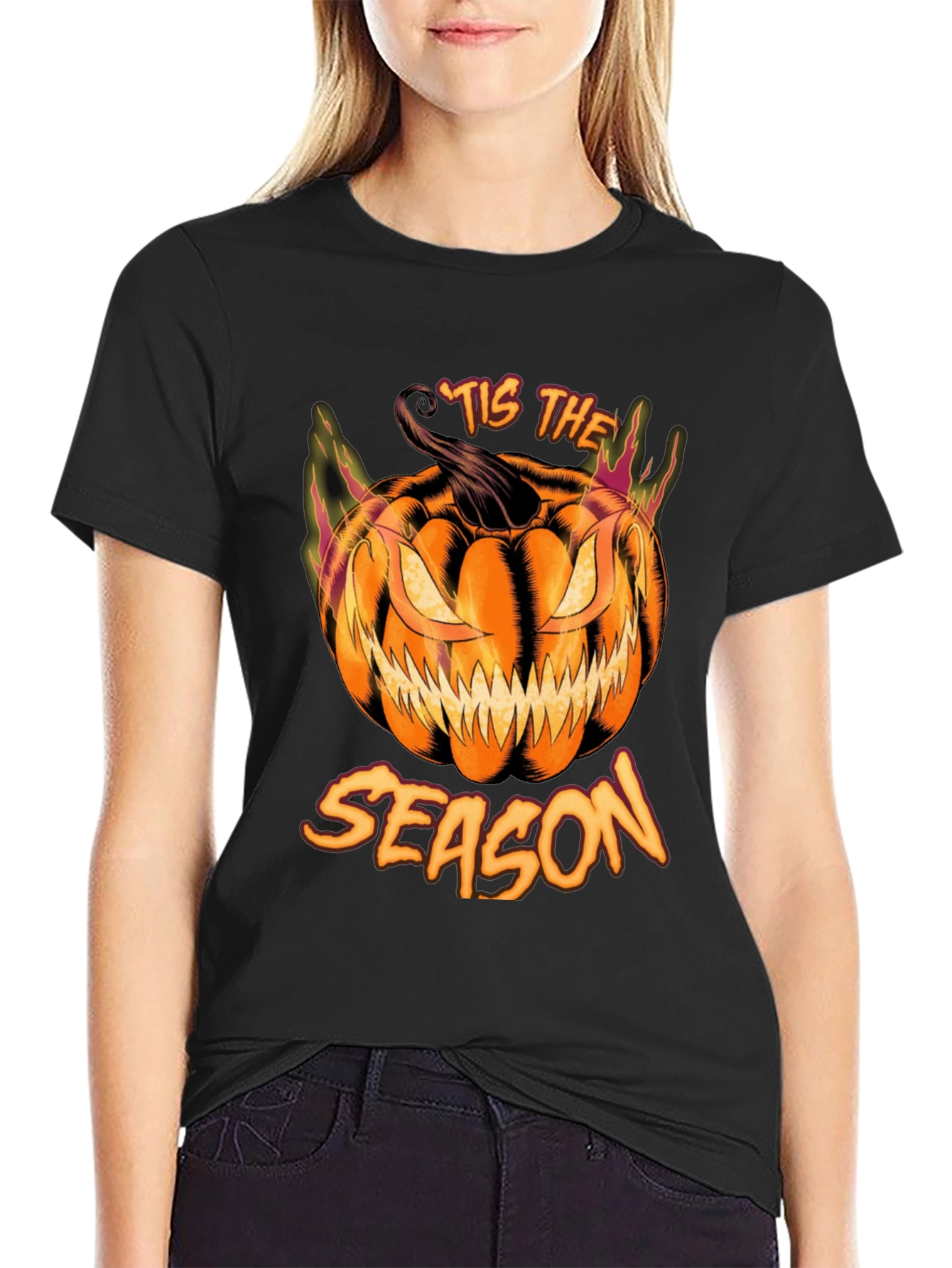 Tis The Season Pumpkin Halloween T-Shirt