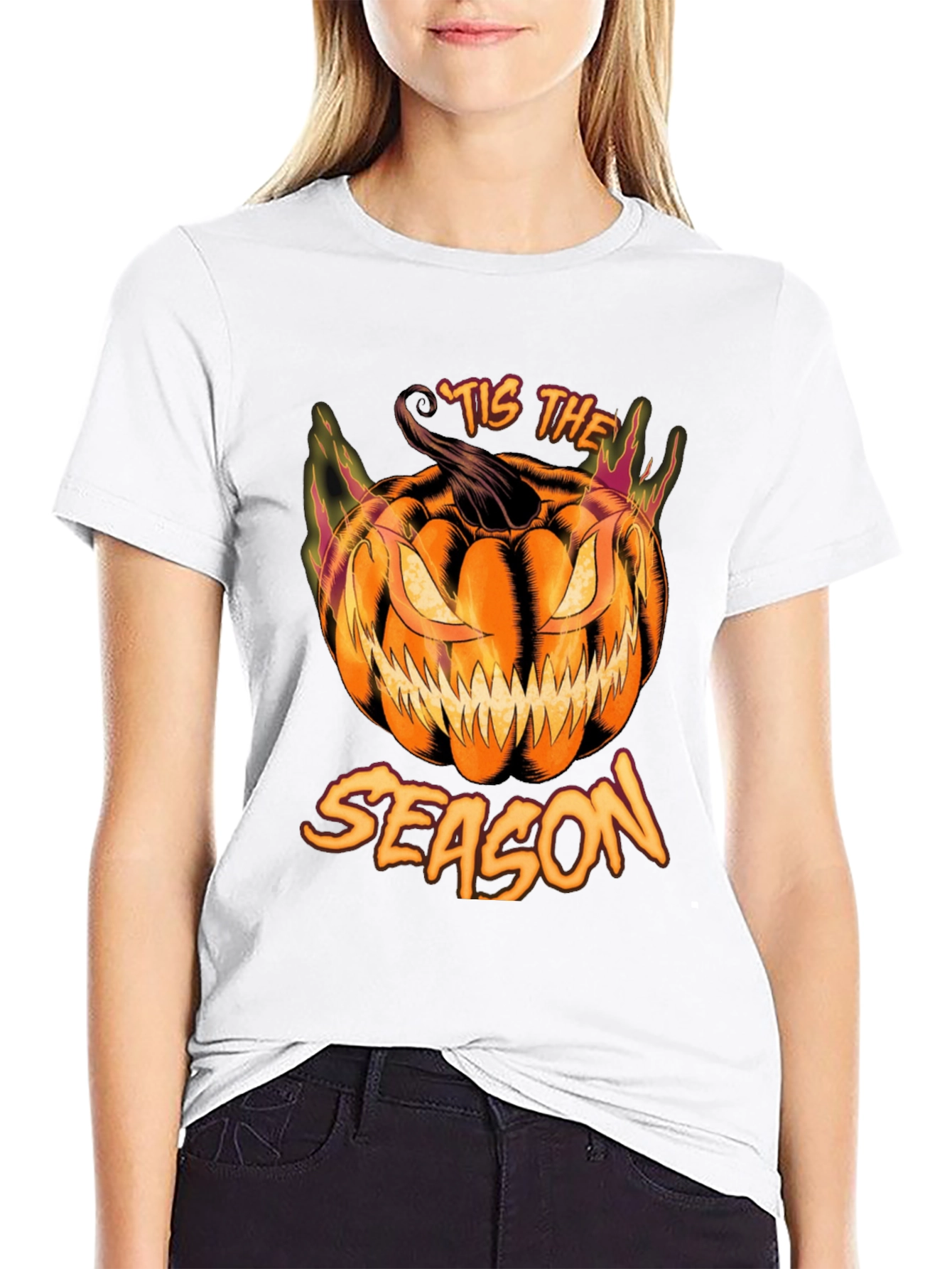 Tis The Season Pumpkin Halloween T-Shirt