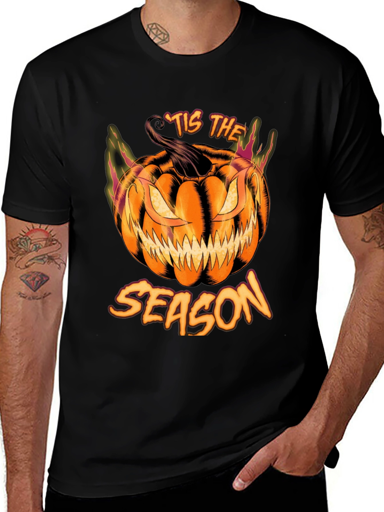 Tis The Season Pumpkin Halloween T-Shirt