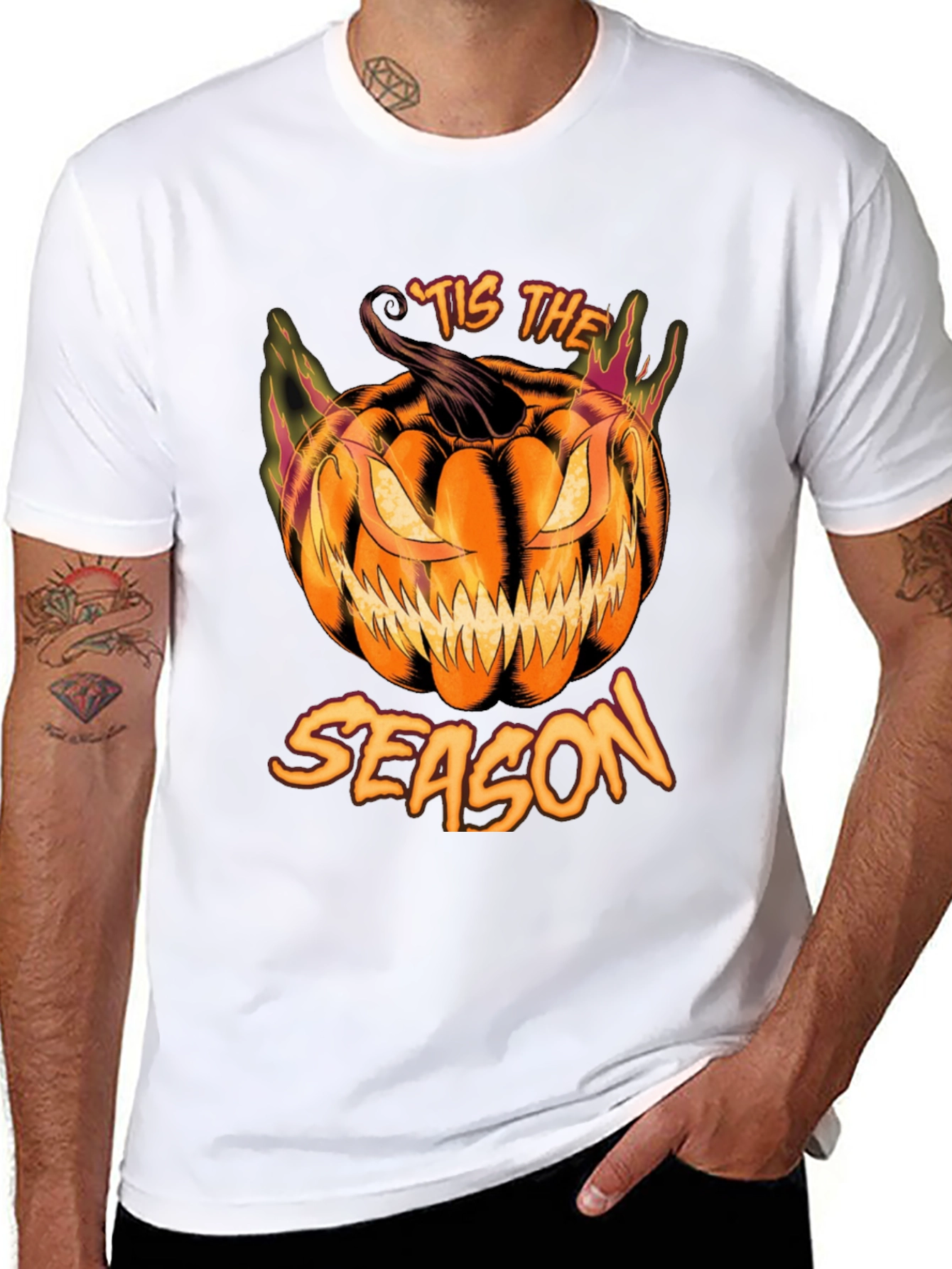 Tis The Season Pumpkin Halloween T-Shirt