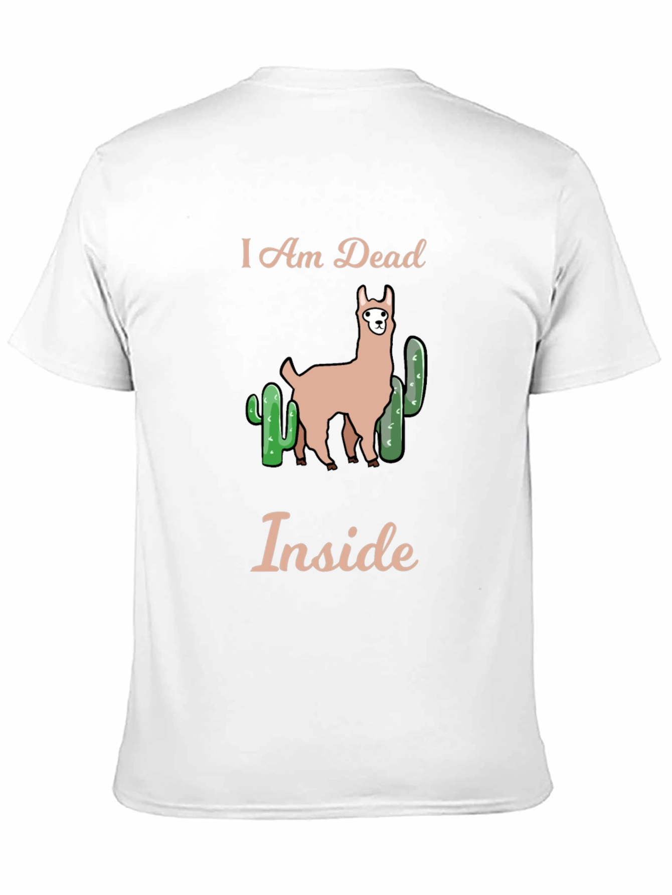 I am Dead Inside Llama Graphic T-Shirt