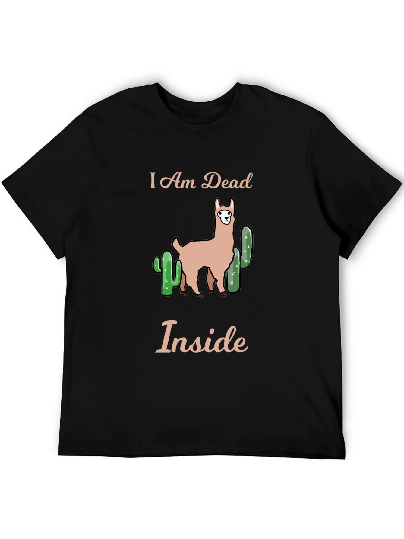 I am Dead Inside Llama Graphic T-Shirt