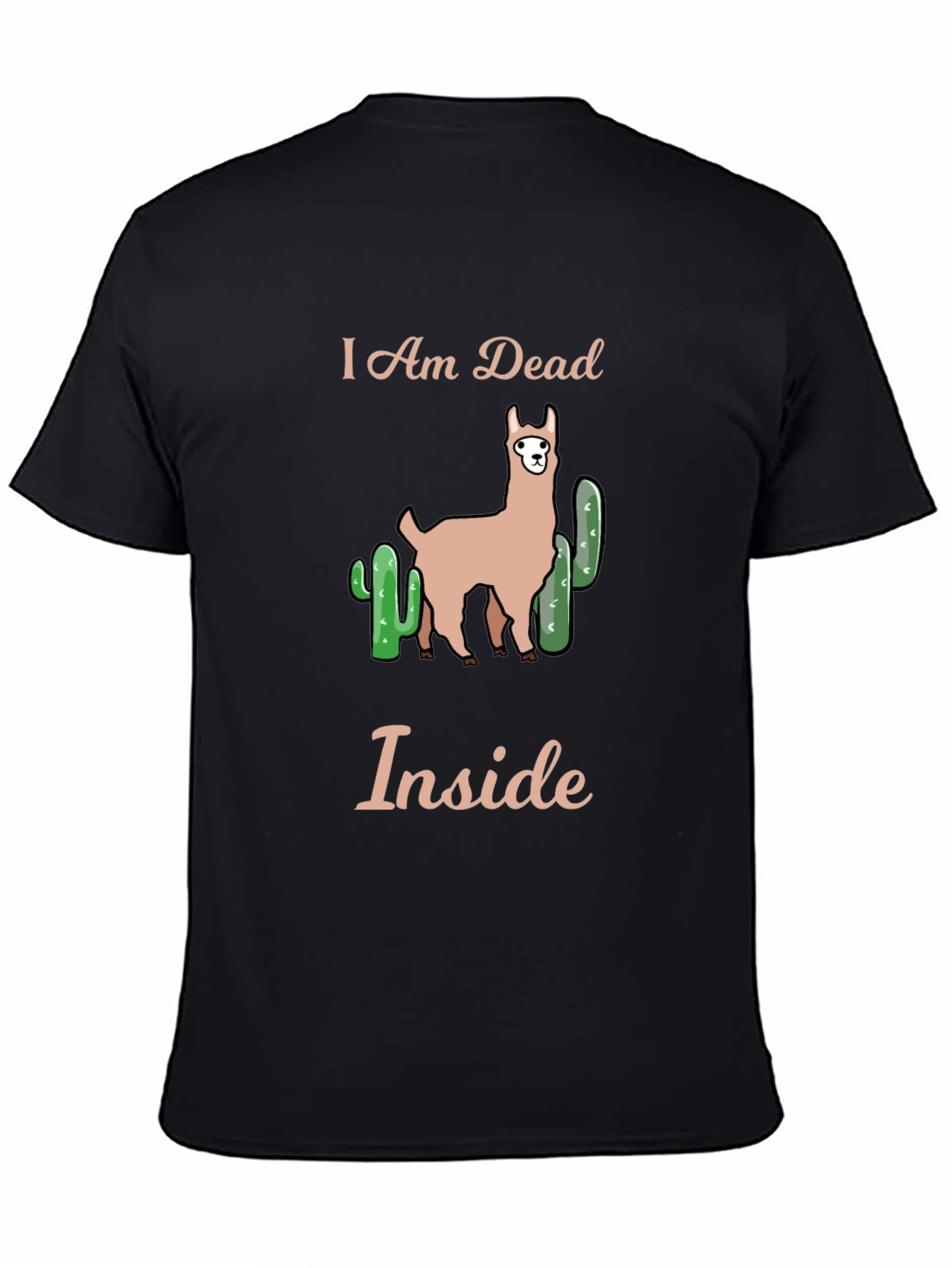 I am Dead Inside Llama Graphic T-Shirt