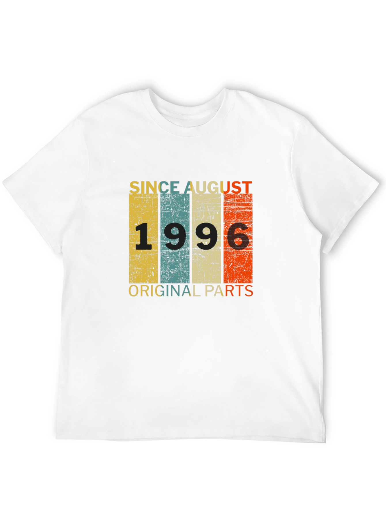 Since August 1996 T-Shirt Original Parts Birthday Gift
