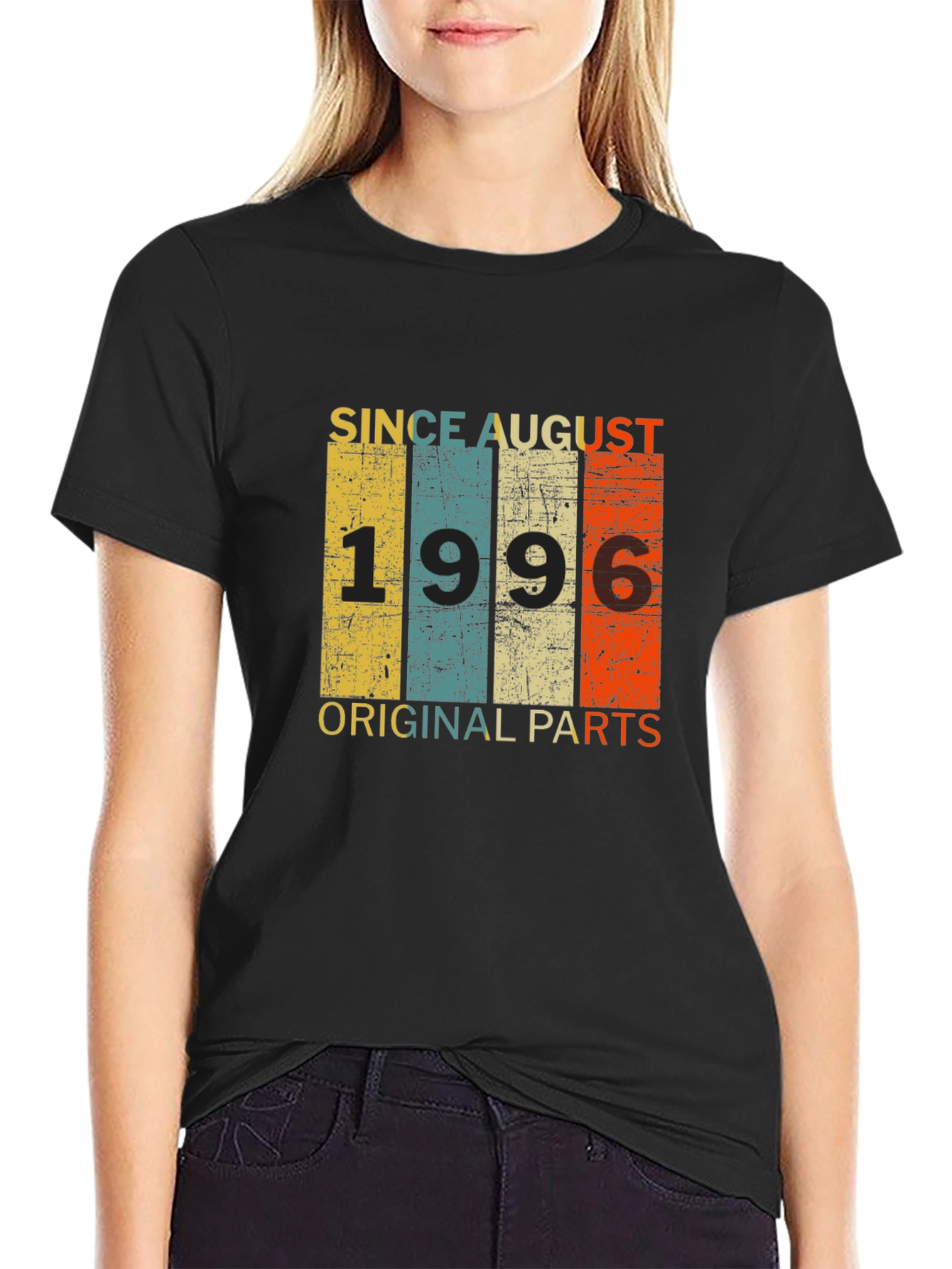 Since August 1996 T-Shirt Original Parts Birthday Gift