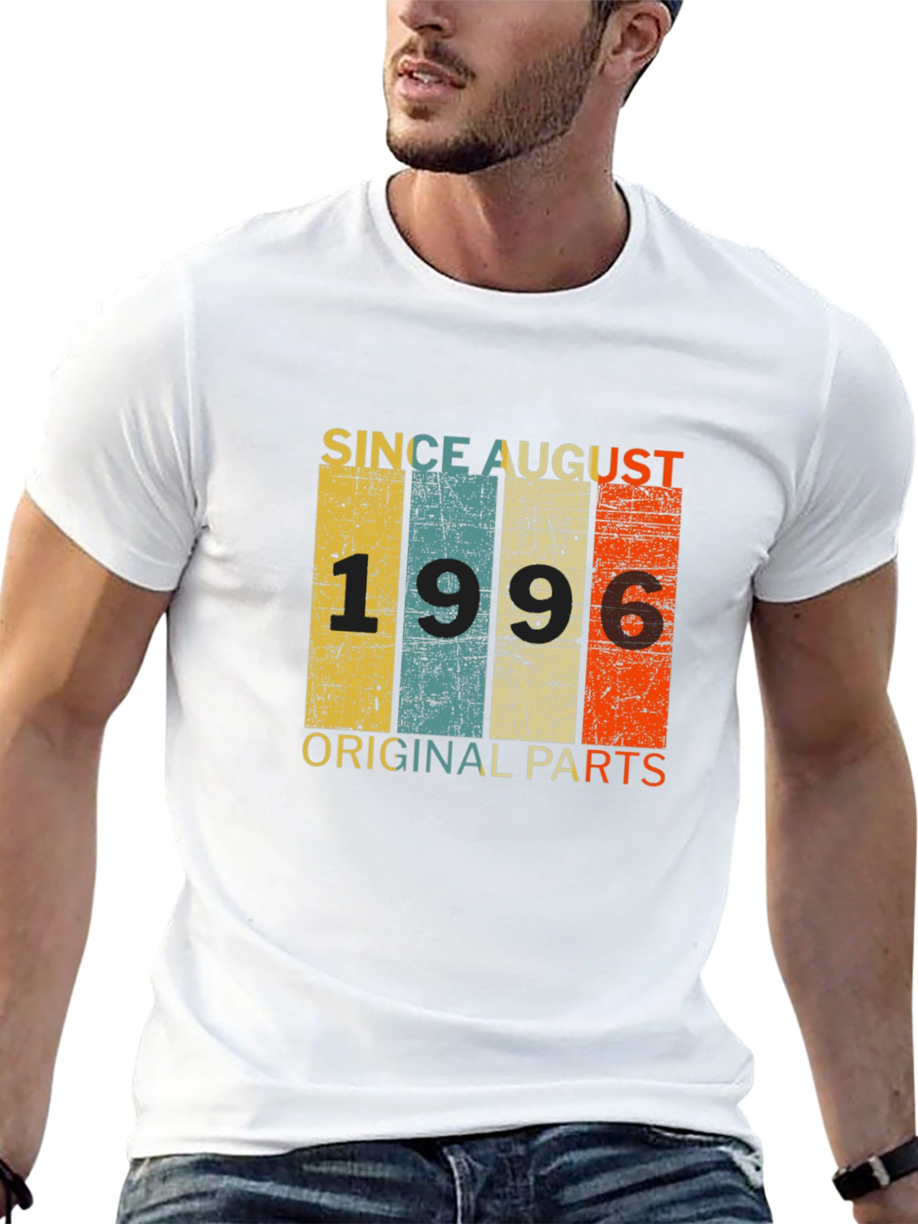 Since August 1996 T-Shirt Original Parts Birthday Gift