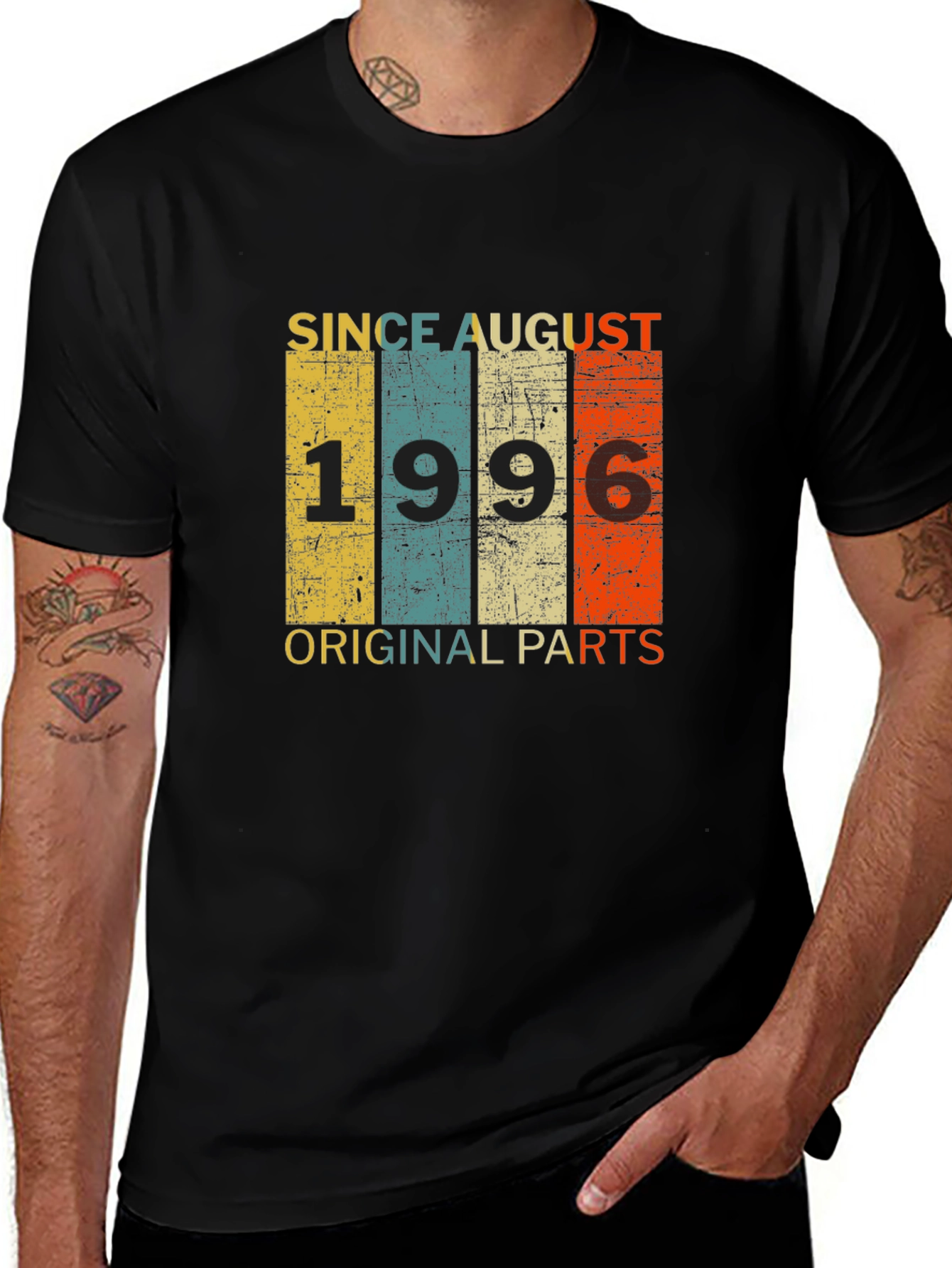 Since August 1996 T-Shirt Original Parts Birthday Gift