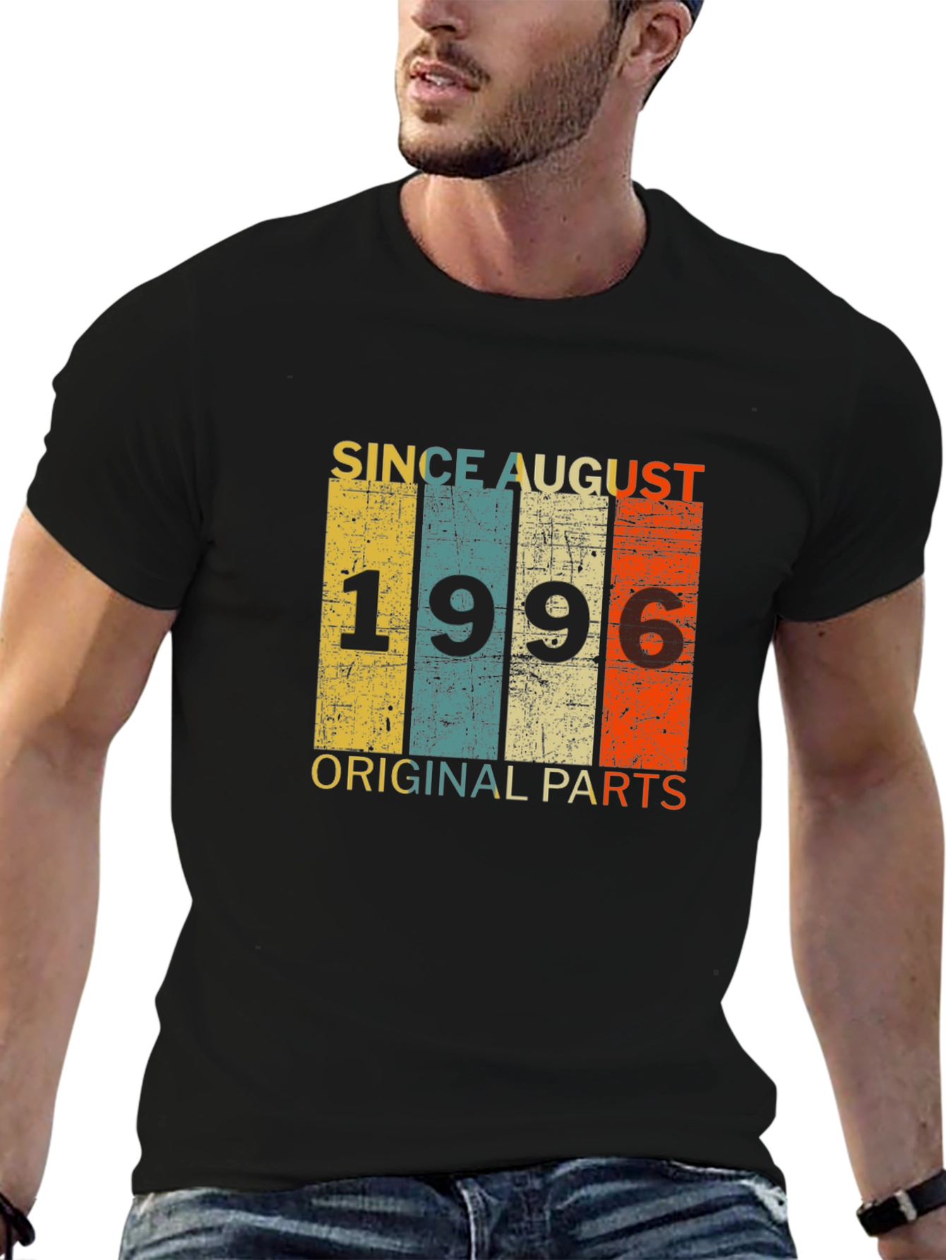Since August 1996 T-Shirt Original Parts Birthday Gift