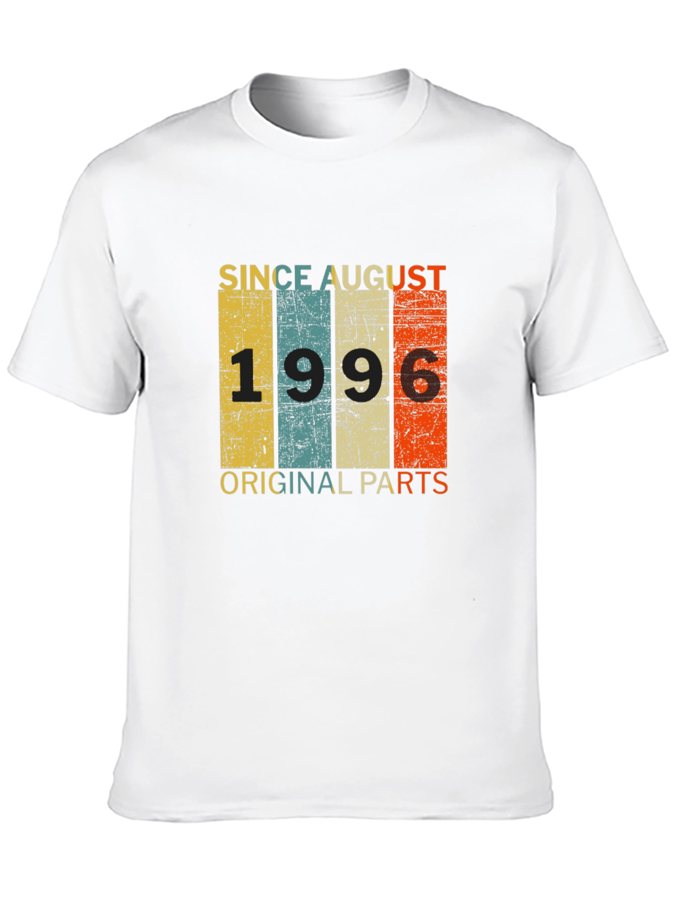 Since August 1996 T-Shirt Original Parts Birthday Gift