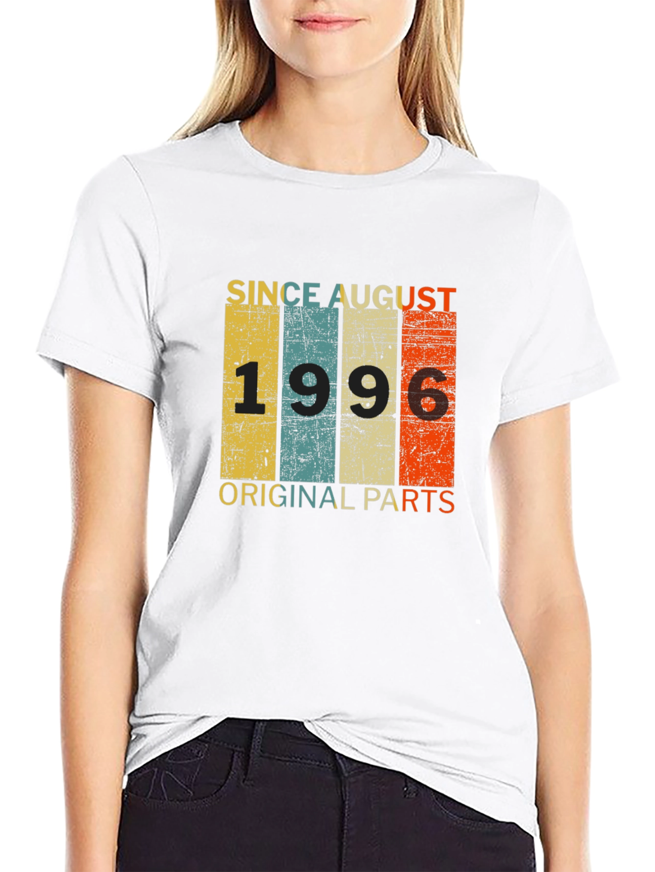Since August 1996 T-Shirt Original Parts Birthday Gift