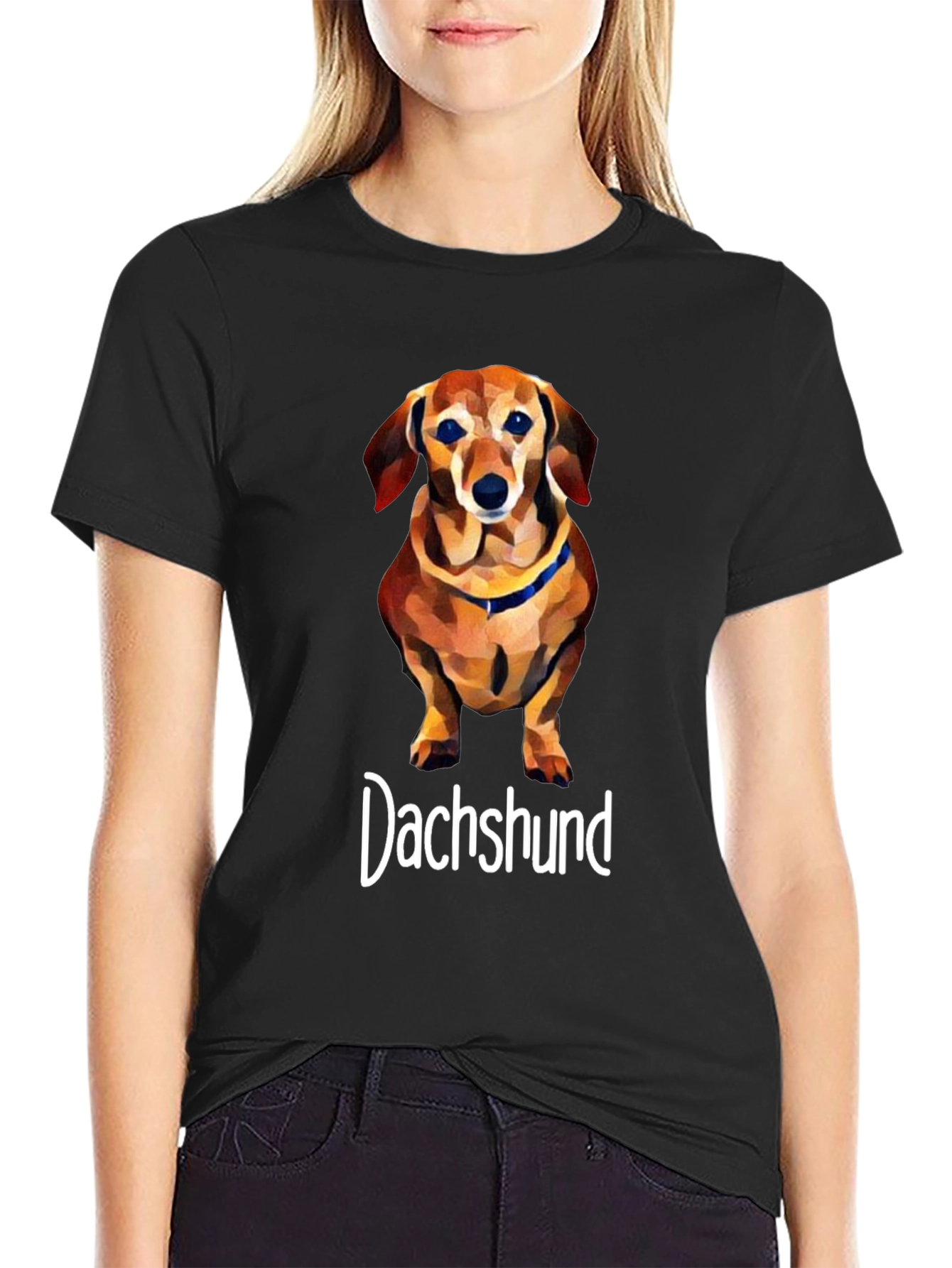 Dachshund Dog Graphic T-Shirt - Unisex Cotton Tee