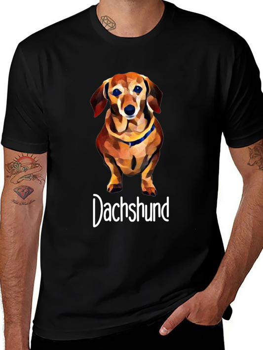 Dachshund Dog Graphic T-Shirt - Unisex Cotton Tee