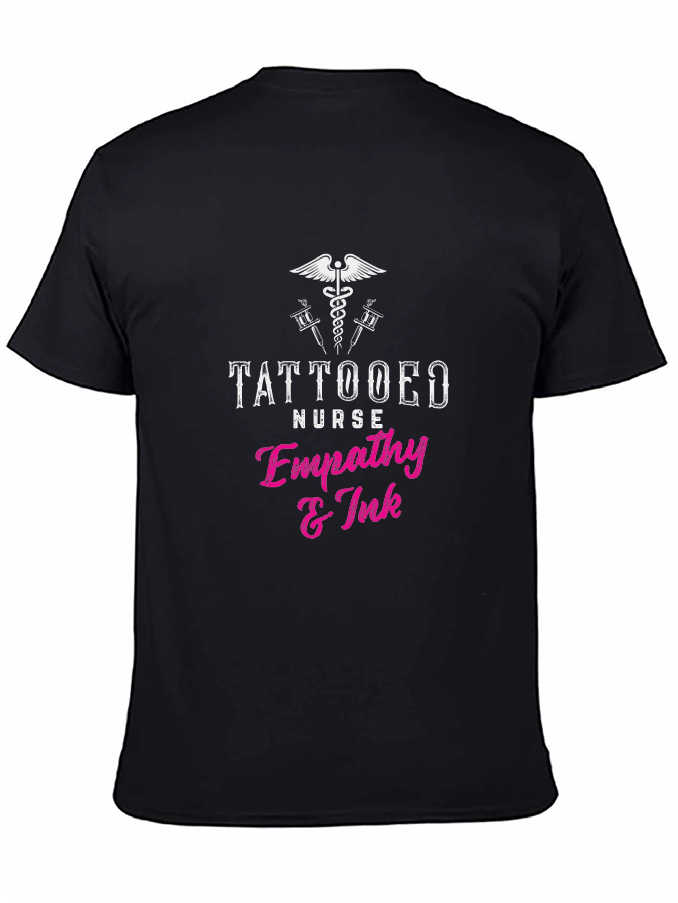 Tattooed Nurse Empathy & Ink Graphic T-Shirt