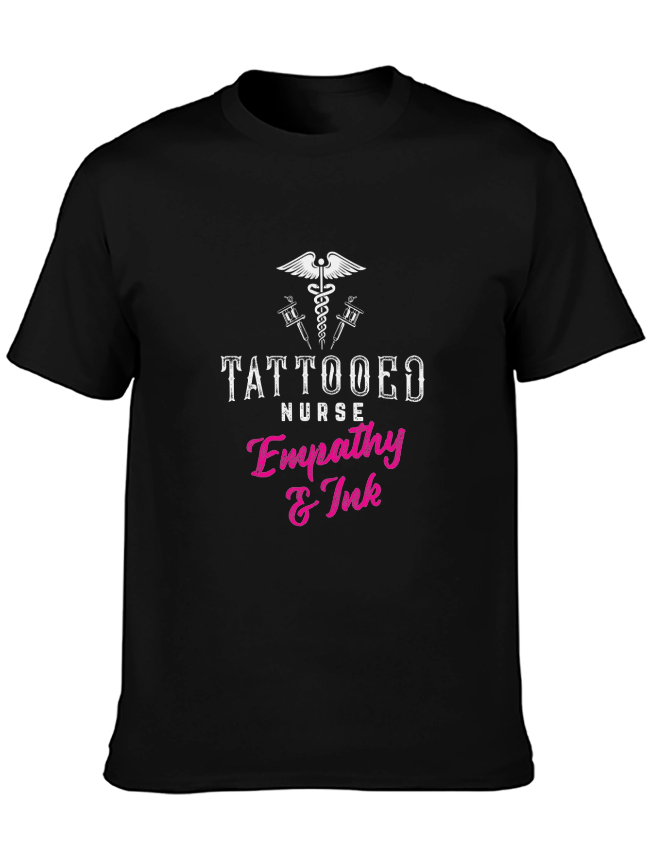 Tattooed Nurse Empathy & Ink Graphic T-Shirt