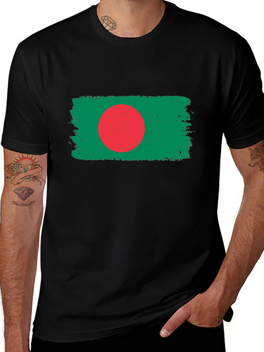 Bangladesh Flag Graphic Tee - Patriotic T-Shirt