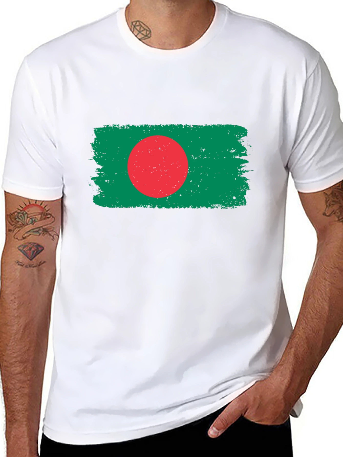 Bangladesh Flag Graphic Tee - Patriotic T-Shirt