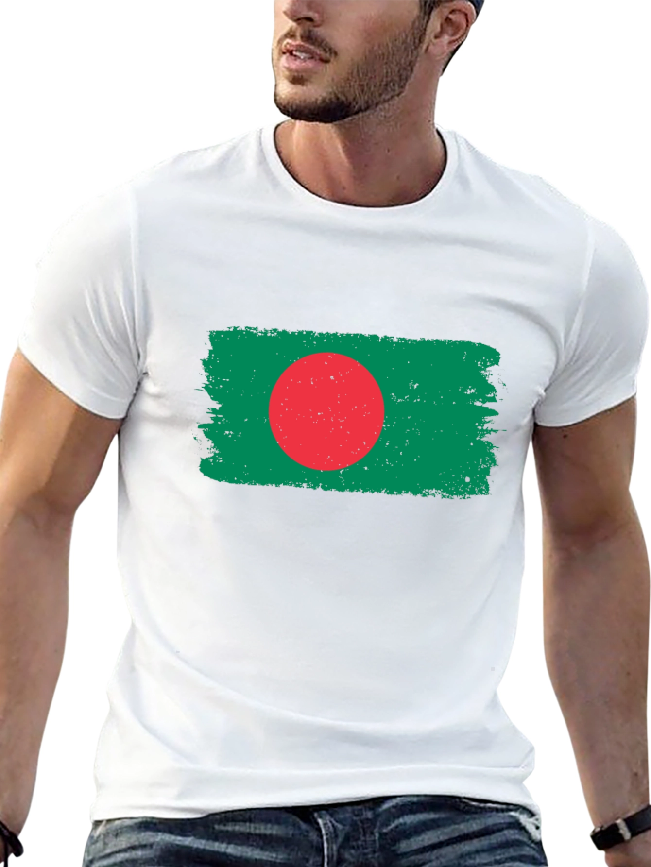 Bangladesh Flag Graphic Tee - Patriotic T-Shirt